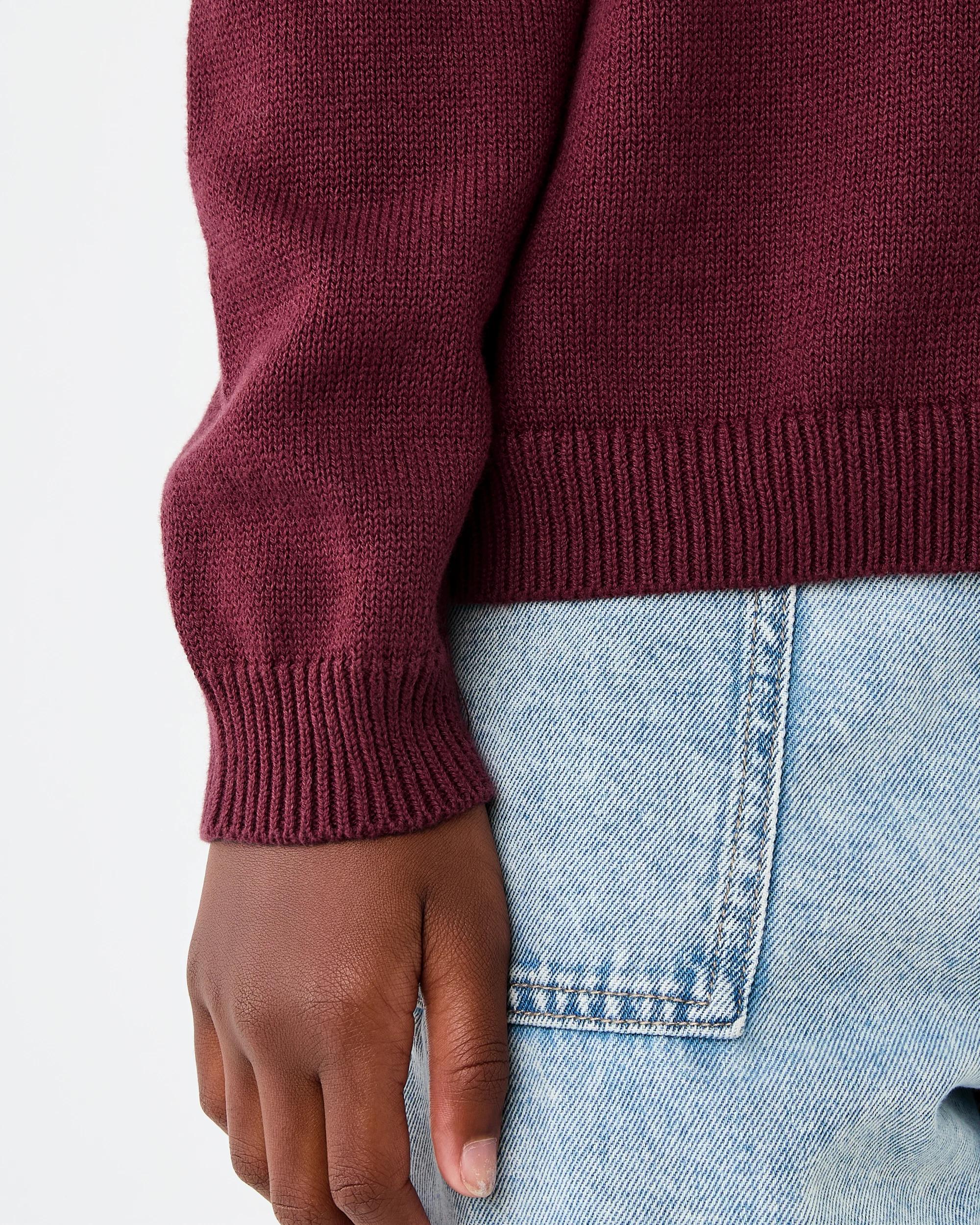 3 Cotton Jacquard Knit Sweatshirt Windsor Wn, 3 of 6