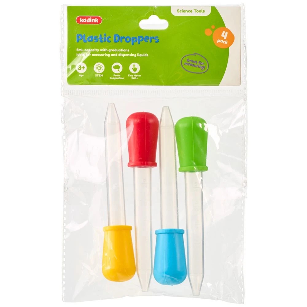 1 Kadink Plastic Droppers 4 Pack, 1 of 2