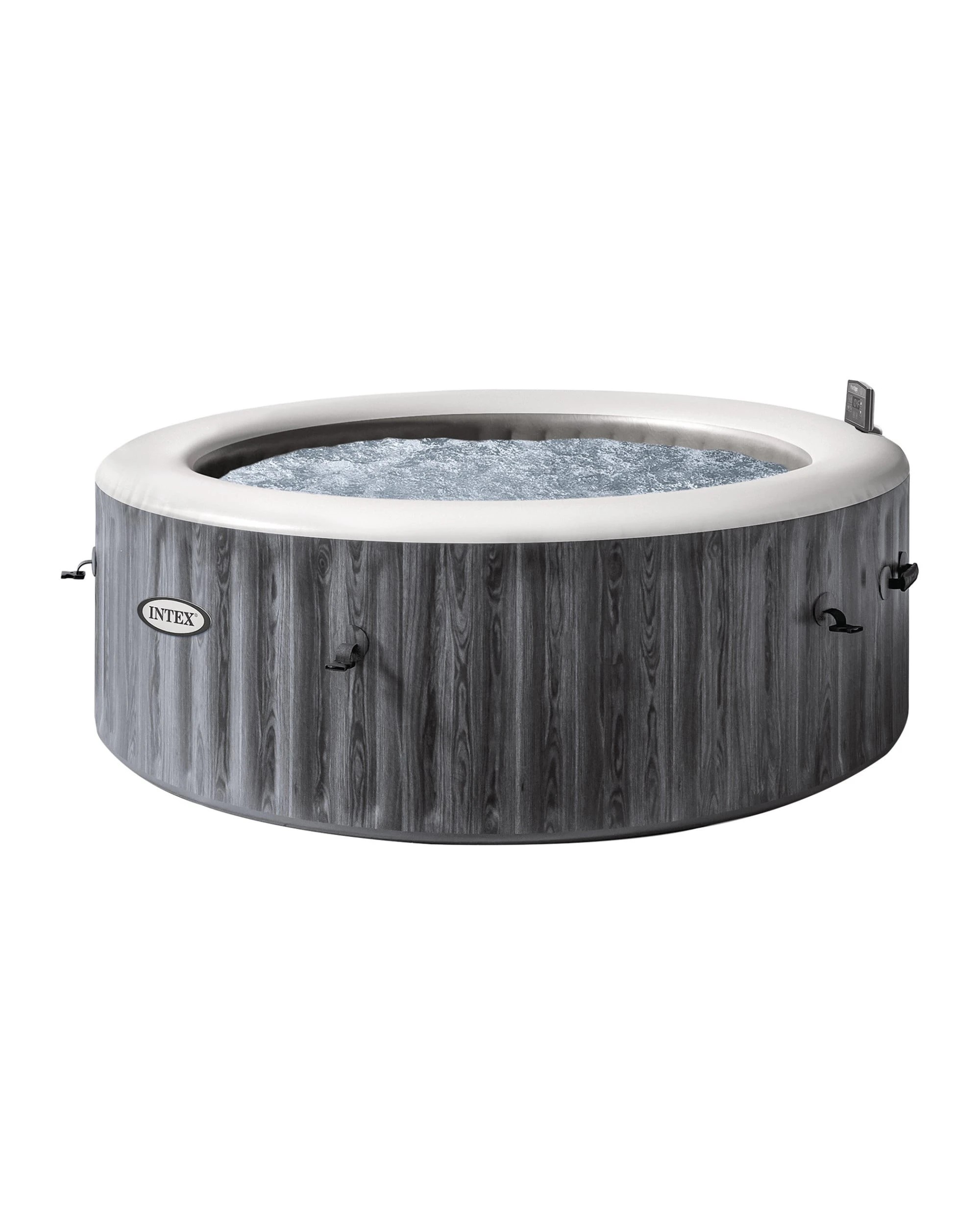 1 Intex PureSpa 6-Person Greywood Deluxe Inflatable Hot Tub - Grey, 1 of 9