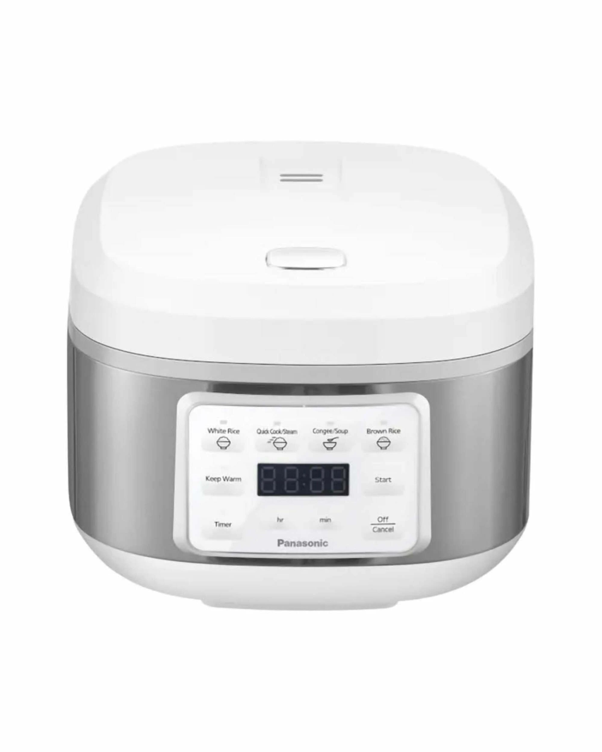 1 Panasonic 8 Cup Rice Cooker - White - WHITE, 1 of 5