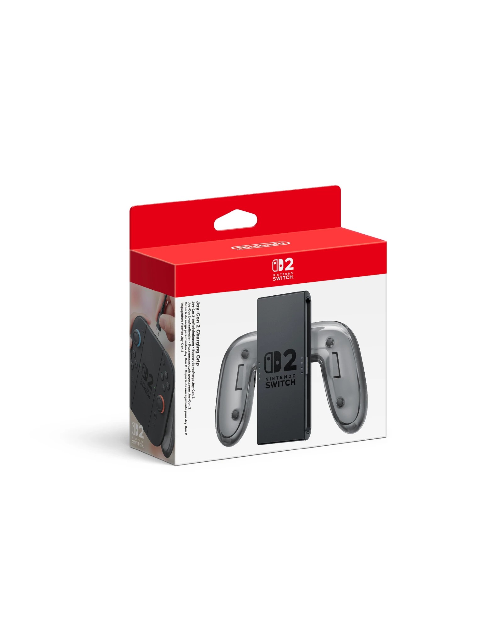 1 Nintendo Switch Joy - Con 2 Charging Grip - Black, 1 of 8