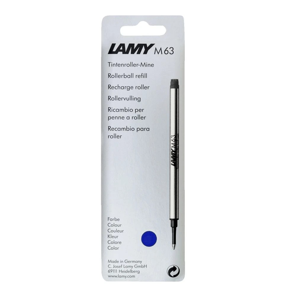 3 Lamy M63 Medium Refill Capped Rollerball Pen Blue, 3 of 3