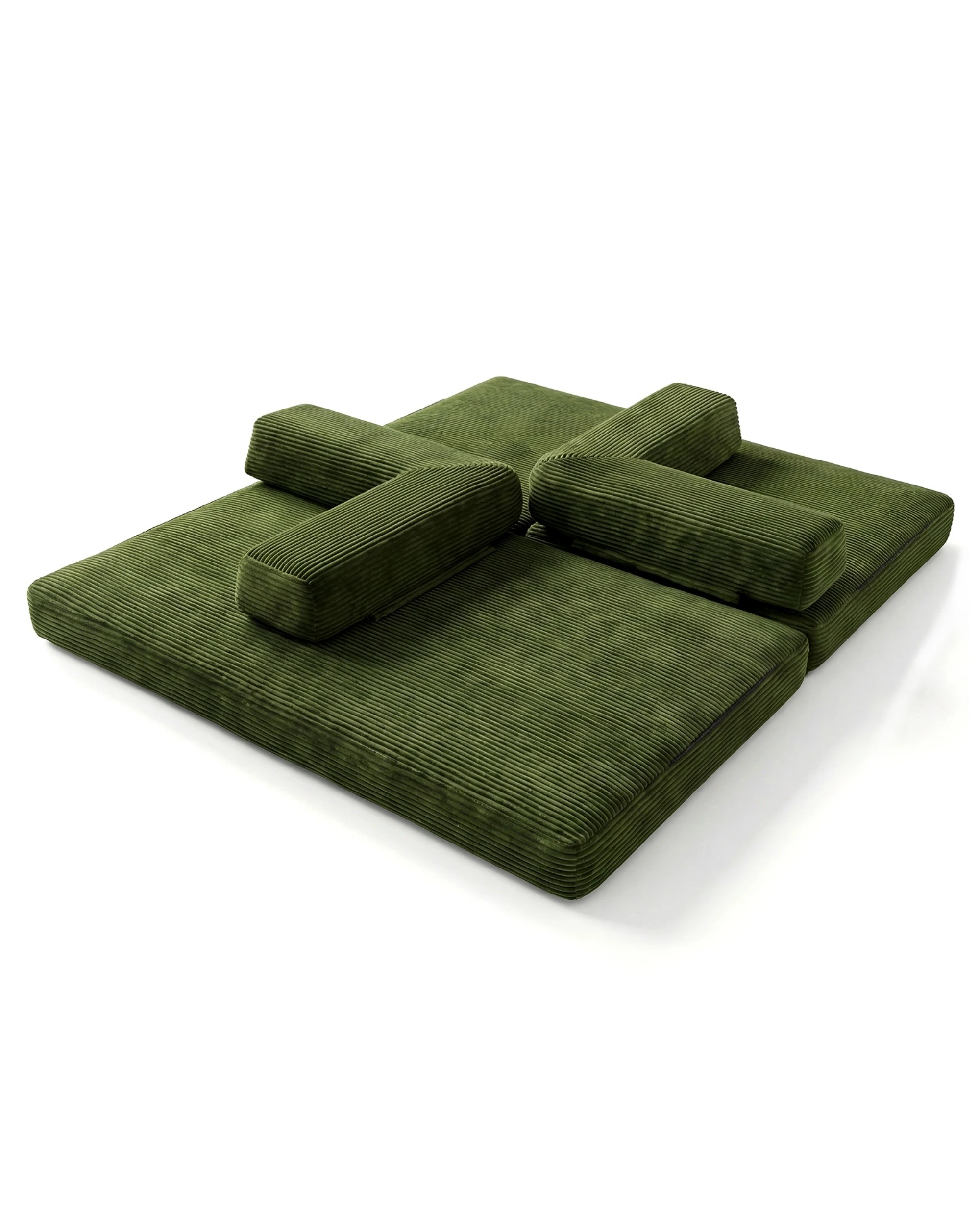 6 Advwin Folding Sofa Bed 5 in 1 Convertible Floor Loveseat, 6 of 7