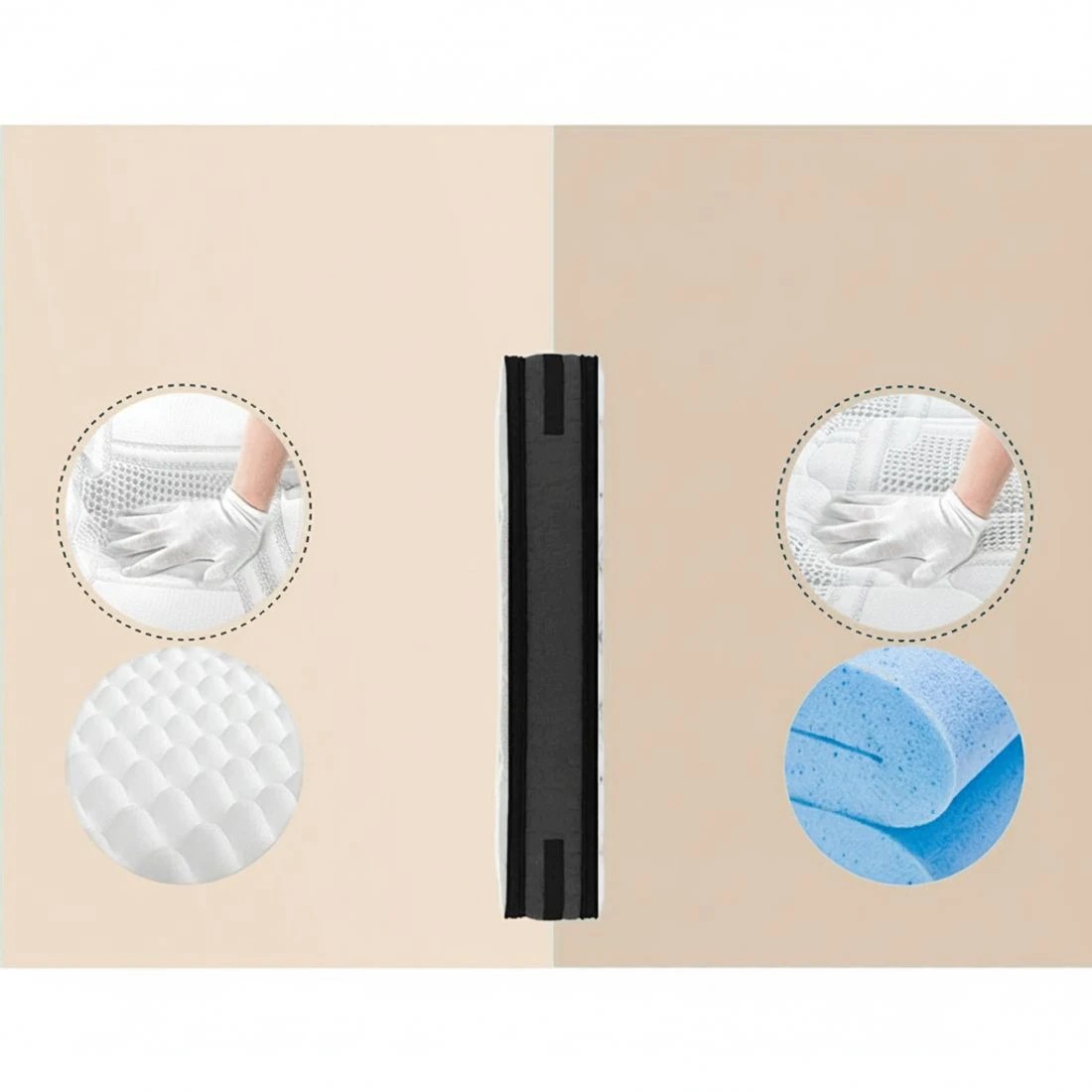 5 Artiss Bed Frame with 36cm Giselle Mattress Set King Single Gas Lift Base - Multi, 5 of 10