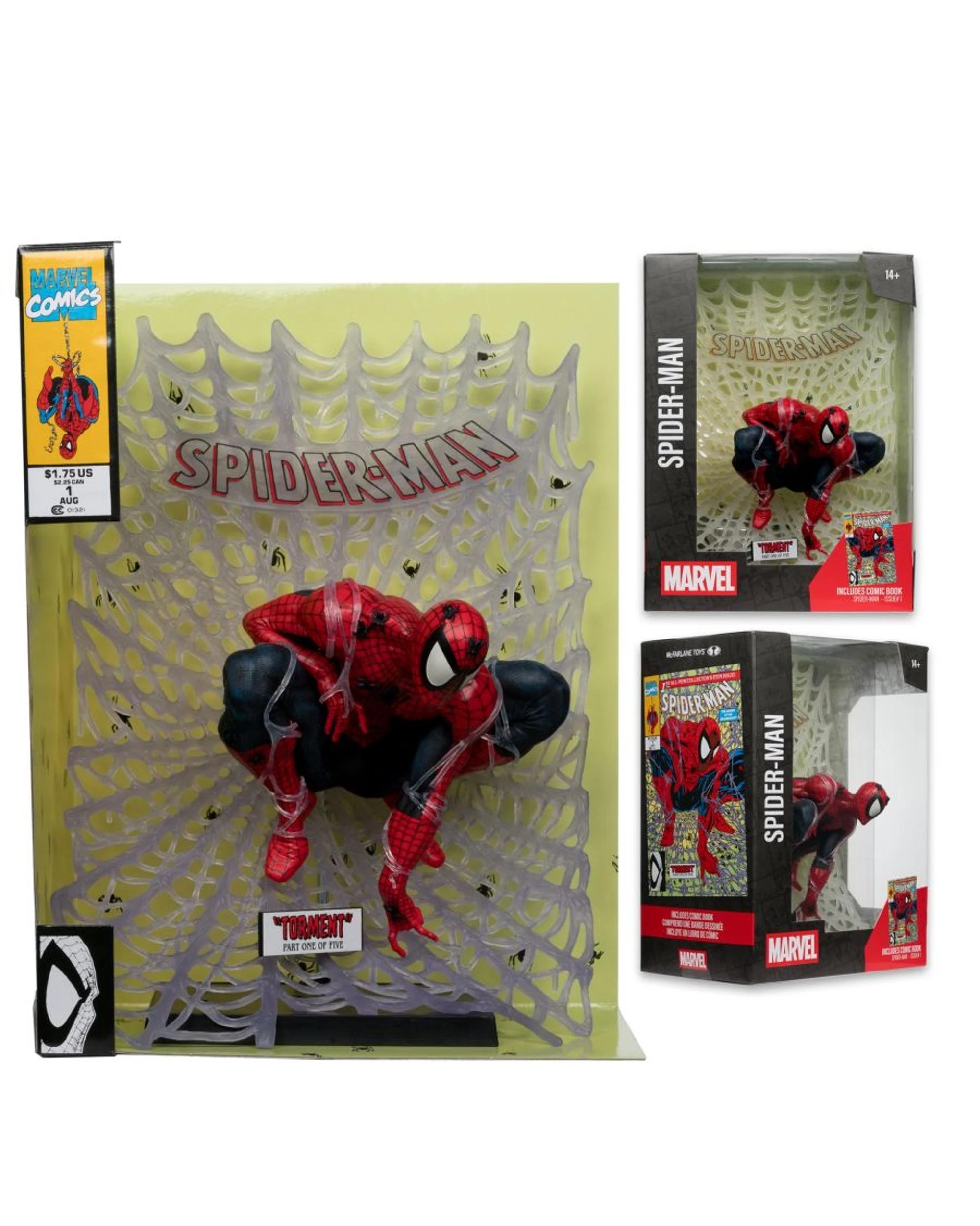 2 McFarlane Toys Marvel Collection Spider-Man #1 Spider-Man 1:6 Scale Figure, 2 of 8