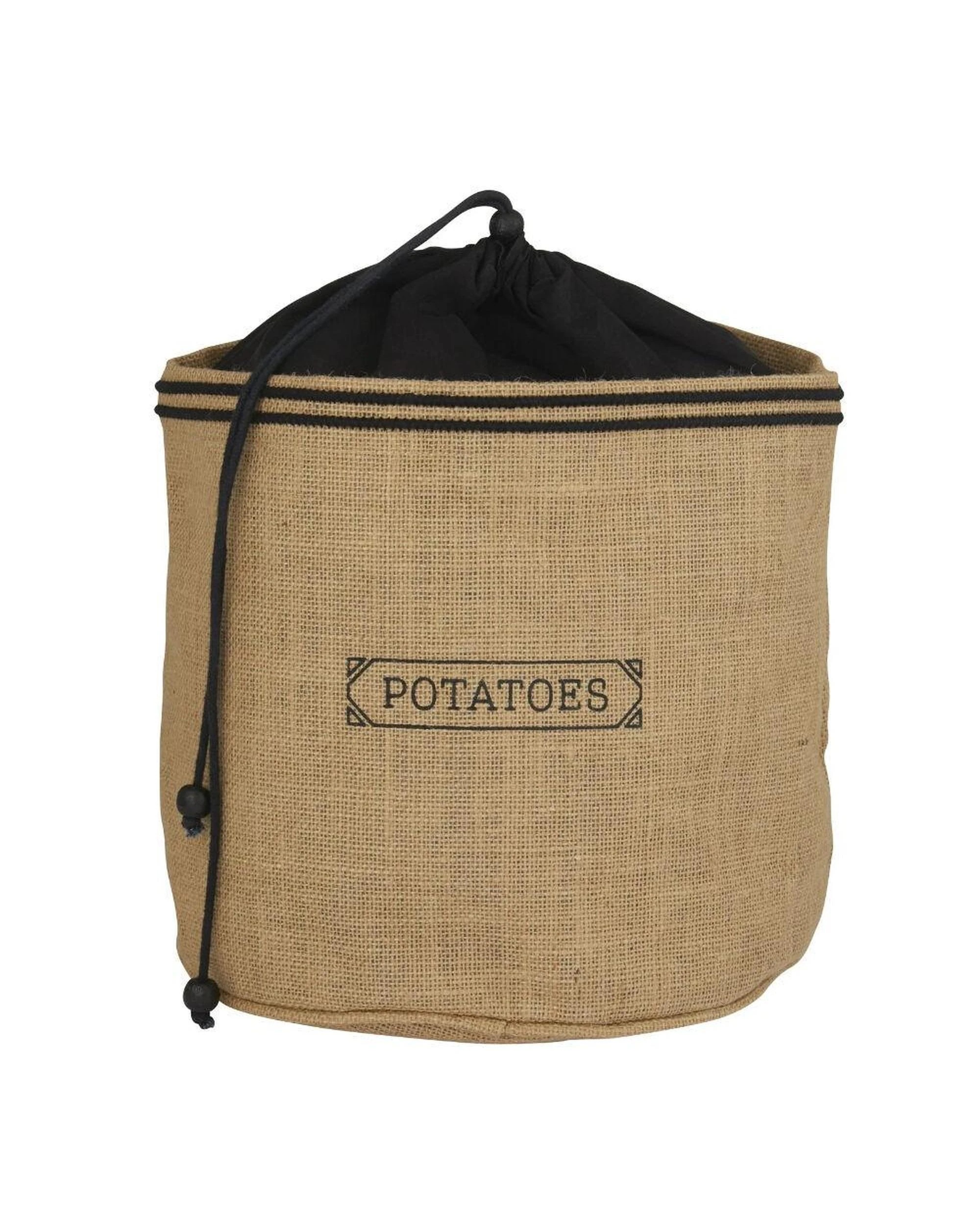 2 Davis & Waddell Potato and Onion Sack Storage Bag Set of 2 - Natural, 2 of 3