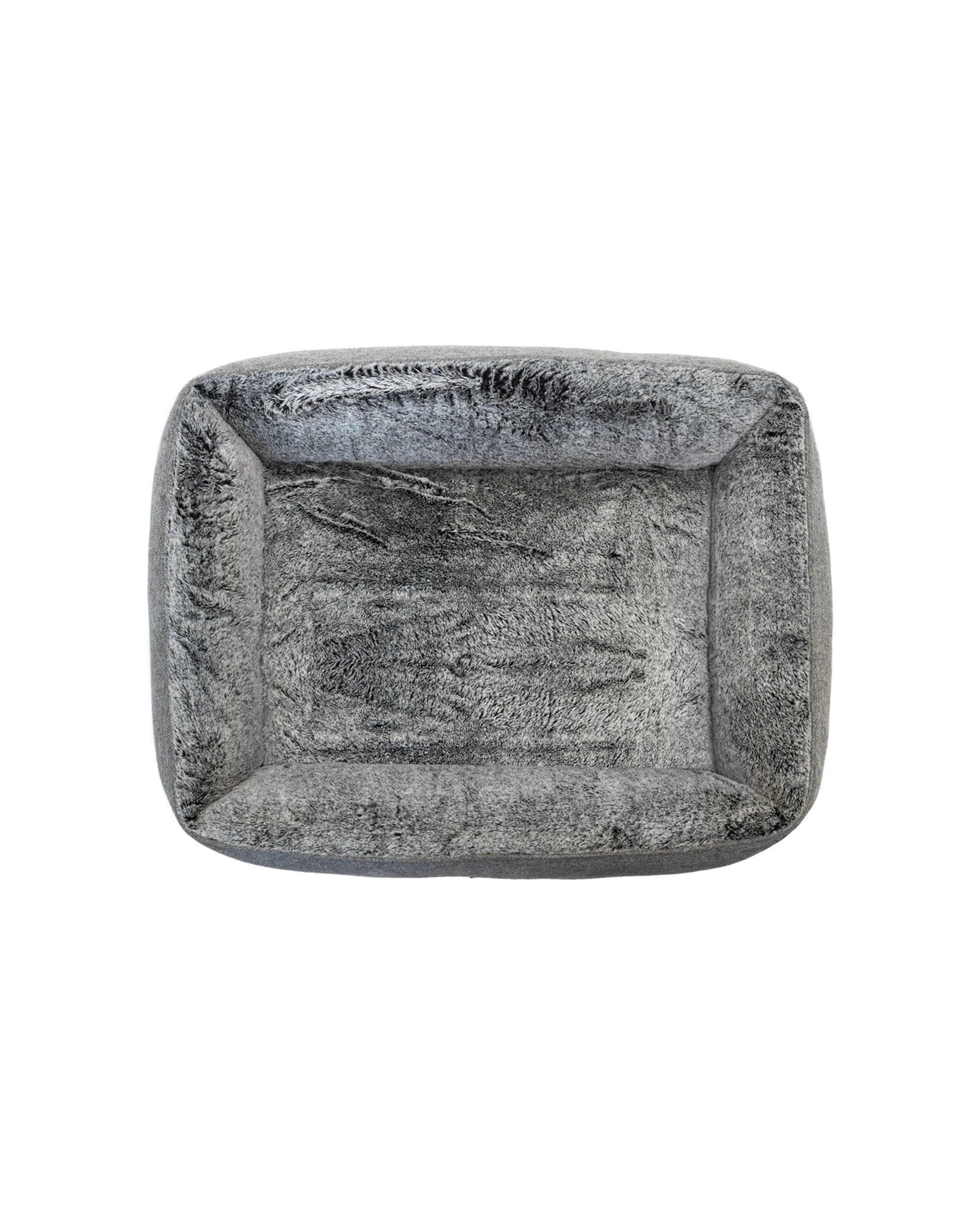 1 Superior Pet Goods Dog Bed 116cm Lounger Artic Faux Fur Large Grey - Grey, 1 of 3