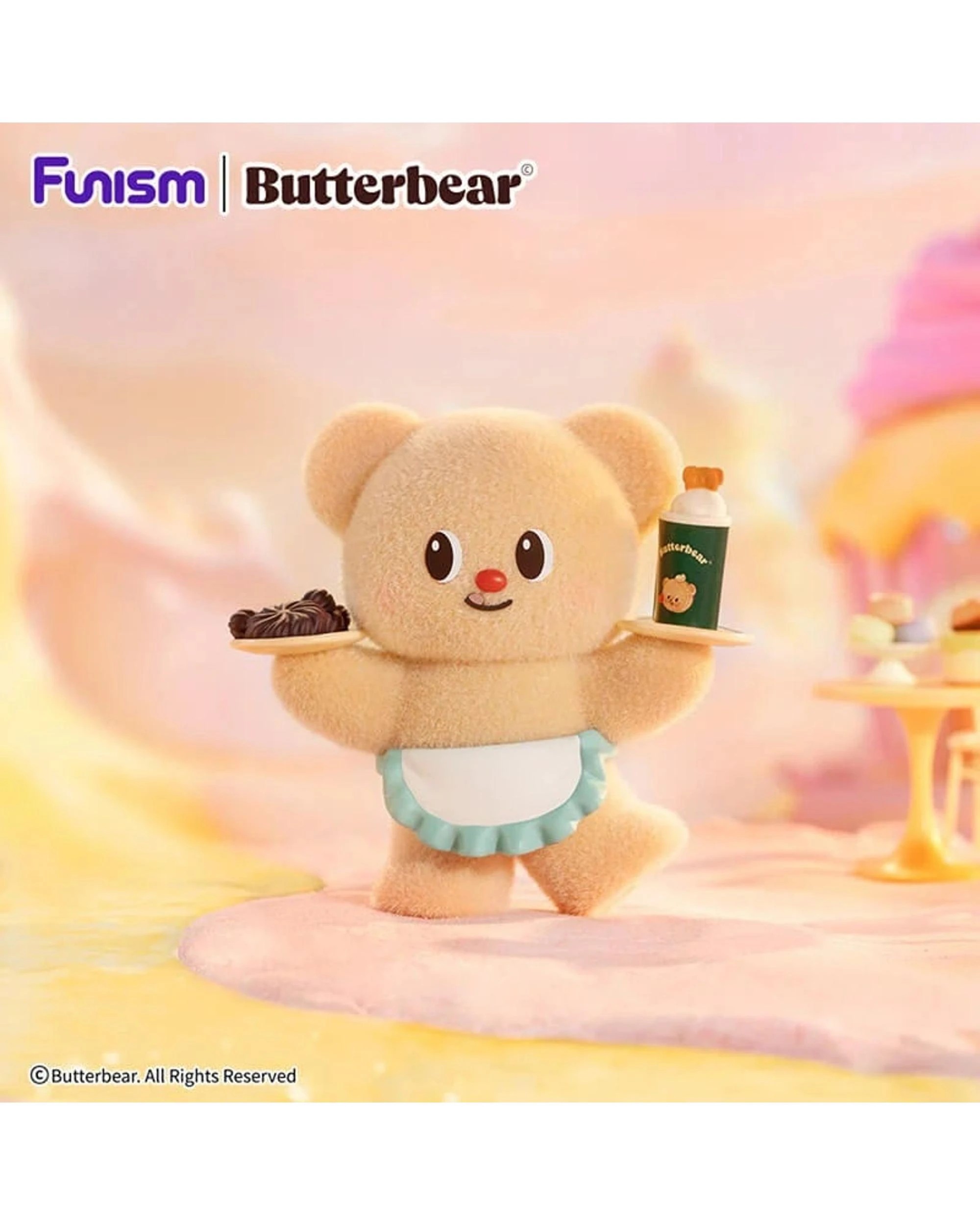 6 Funism Butterbear My Buttery Bakery Series Figures Blind Box, 6 of 10