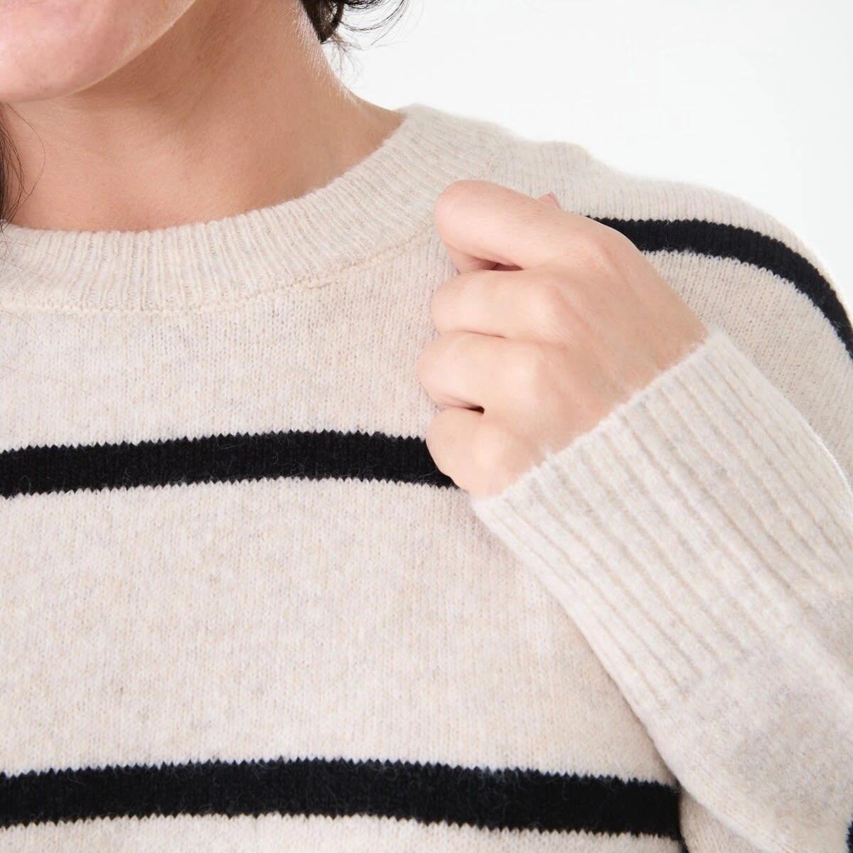 5 Relaxed Jumper Marl Strp, 5 of 5