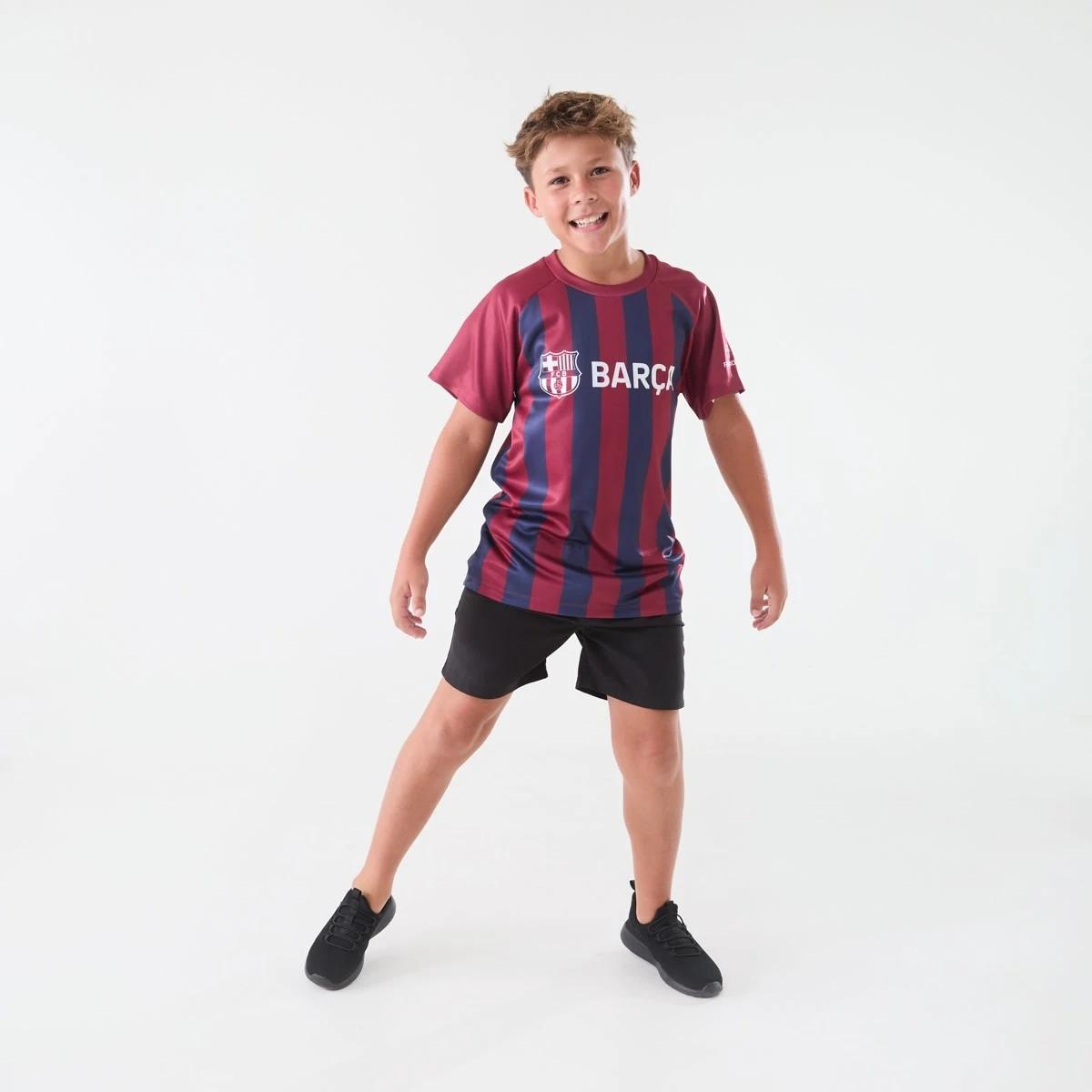 6 Official Youth Barcelona T-shirt Navy, 6 of 7