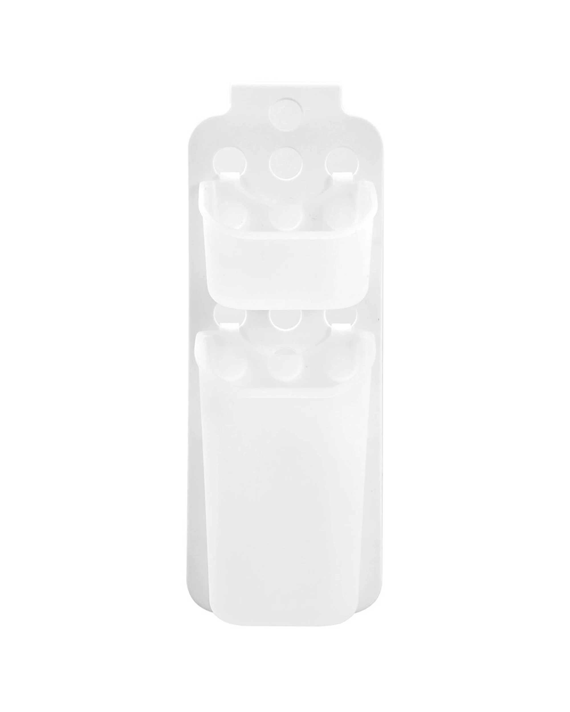 3 Boxsweden Bathroom Hanging Storage Basket Adjustable Durable 11.5x32.5cm - White, 3 of 6