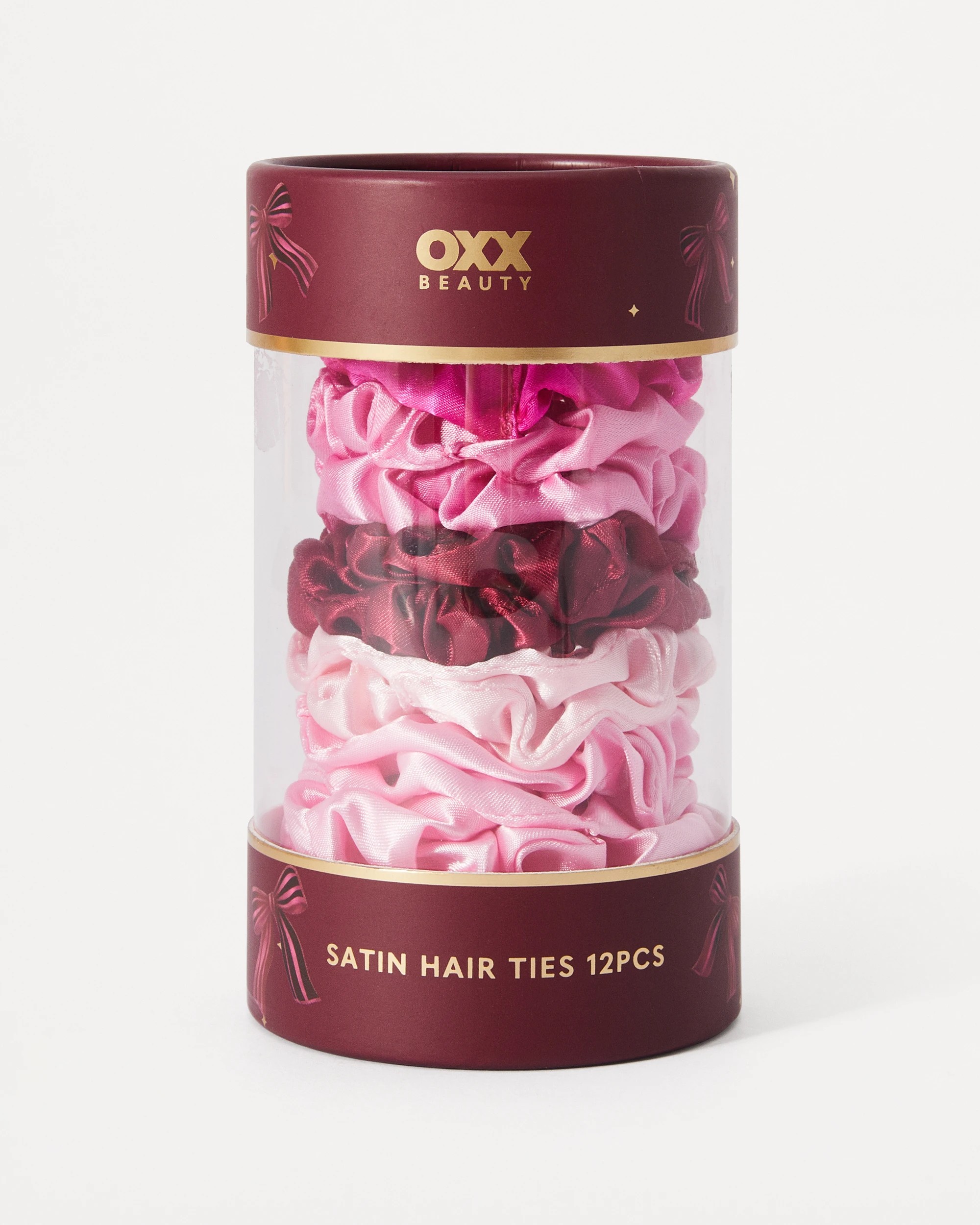 1 OXX Beauty 12 Piece Satin Hair Ties, 1 of 4