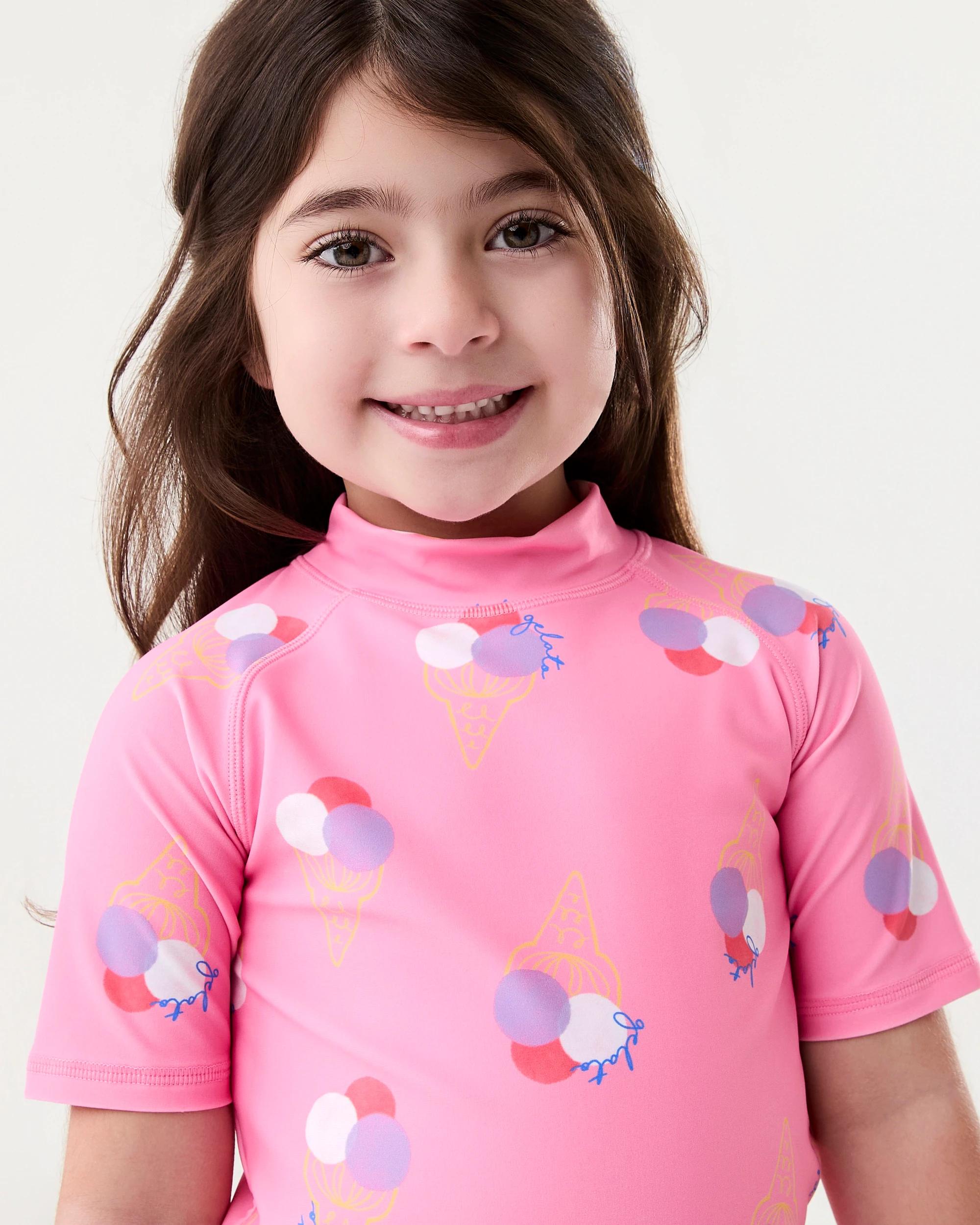 3 Printed Rash Vest Pnk Icecrm, 3 of 7