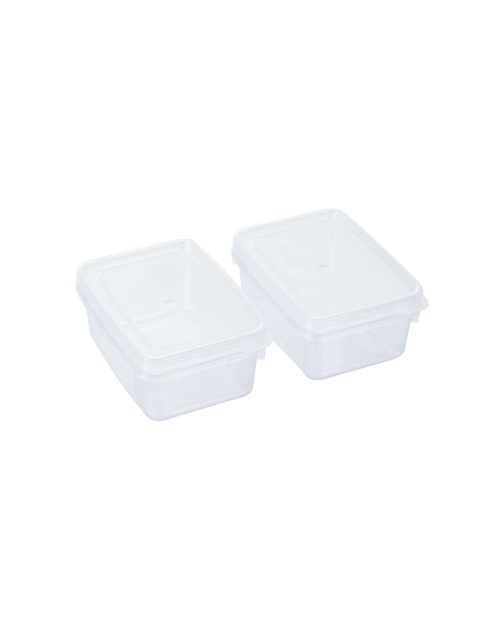 3 3pk Lemon & Lime Keep Fresh 300ml/11cm Food Container Takeaway Storage Clear
 - Clear, 3 of 7
