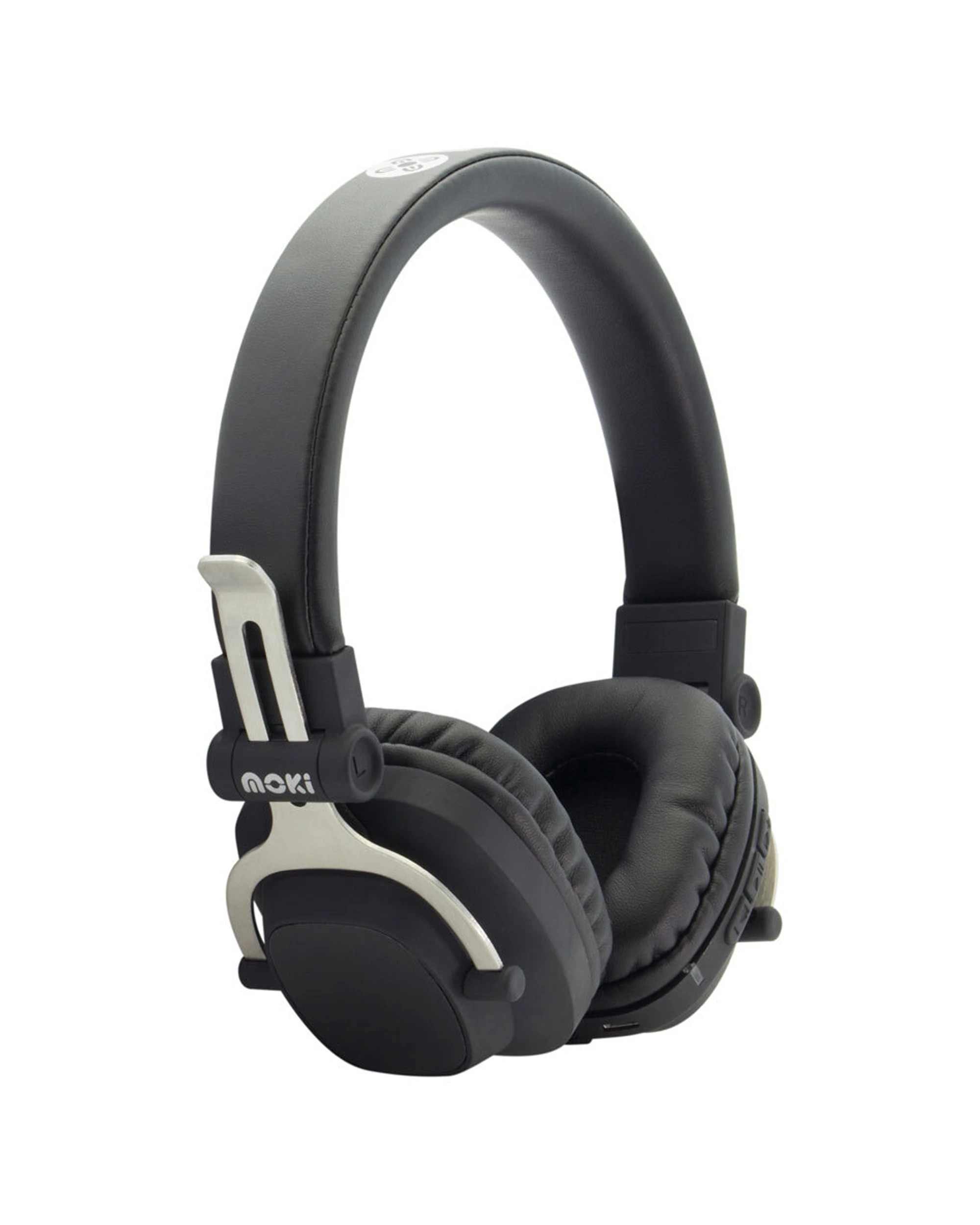 1 Moki Exo Double Bluetooth Headphones Wireless Control Mic Dual-Use - Black, 1 of 1