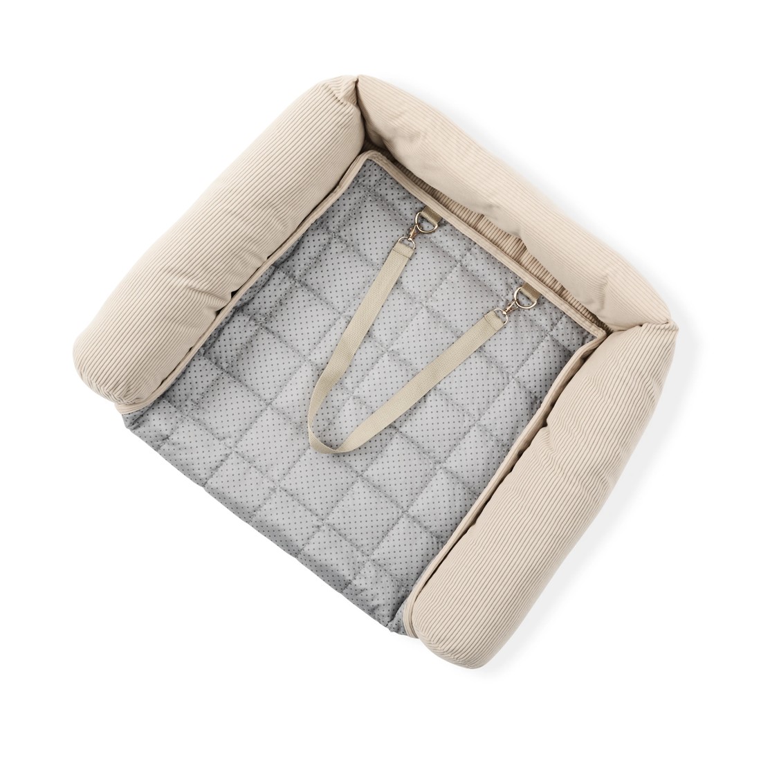 5 Pet Corduroy Couch Topper - Single Bed, Brown, 5 of 8