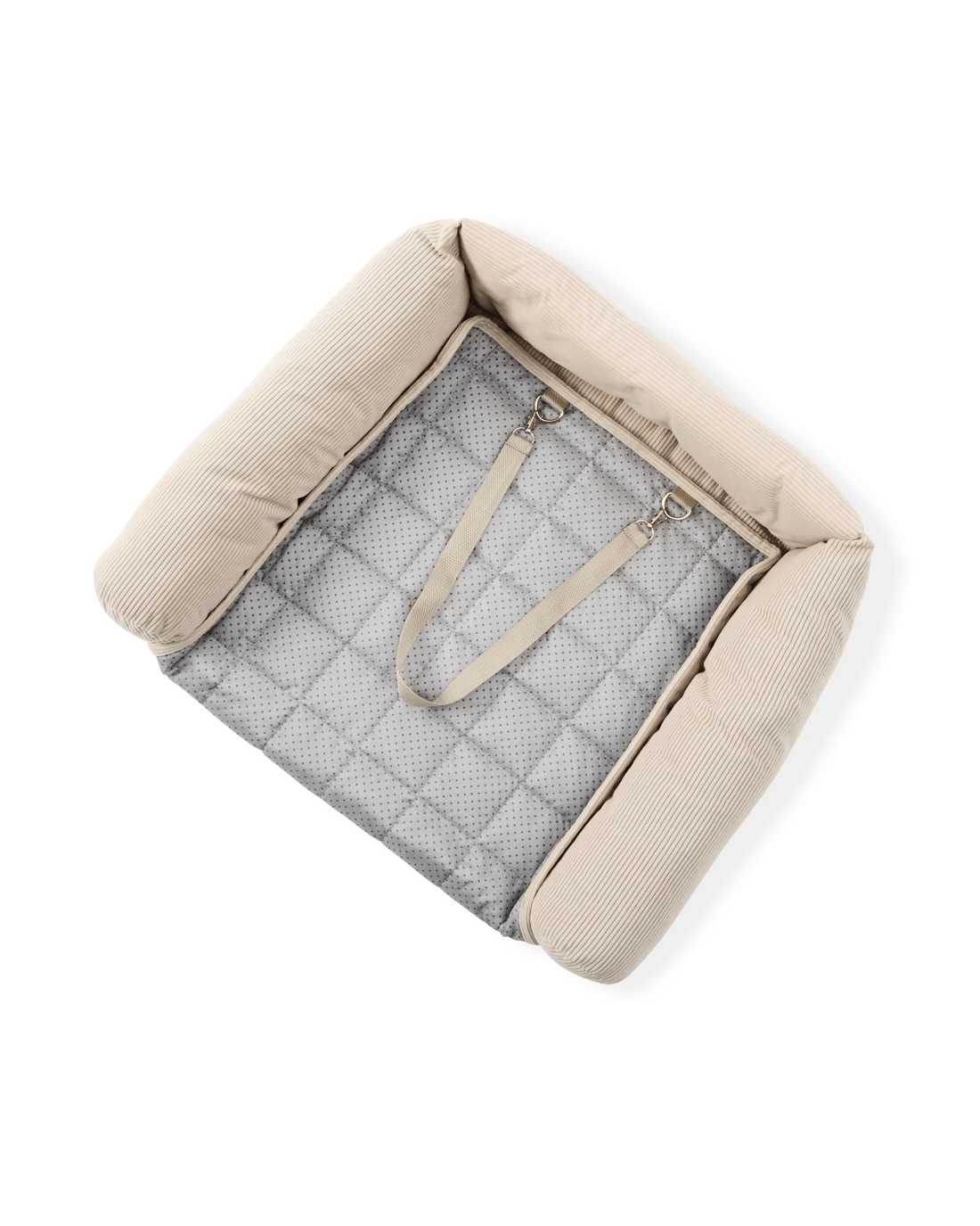 5 Pet Corduroy Couch Topper - Single Bed, Brown, 5 of 8