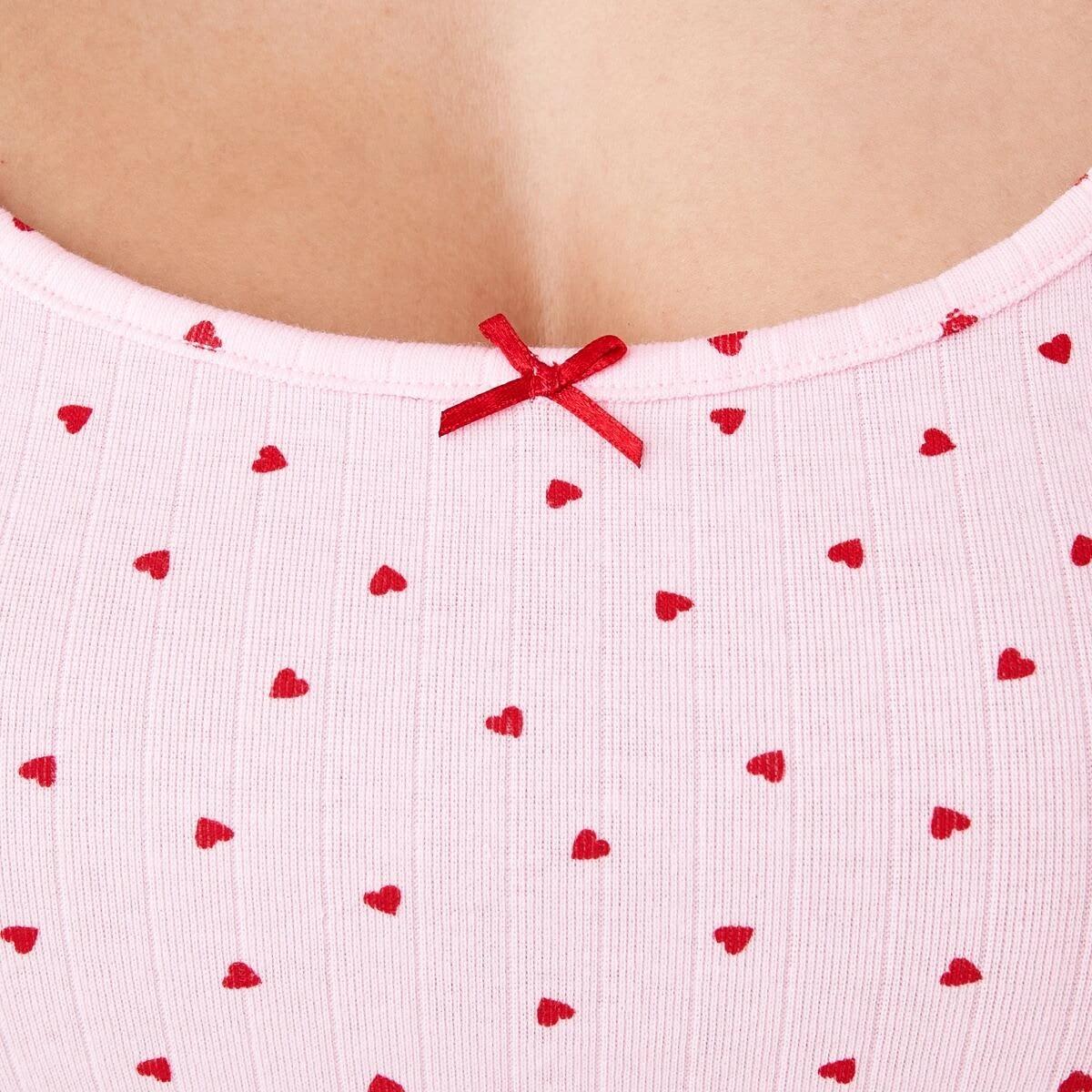 5 Rib Sleep Cami HEARTS BALLERINA, 5 of 7