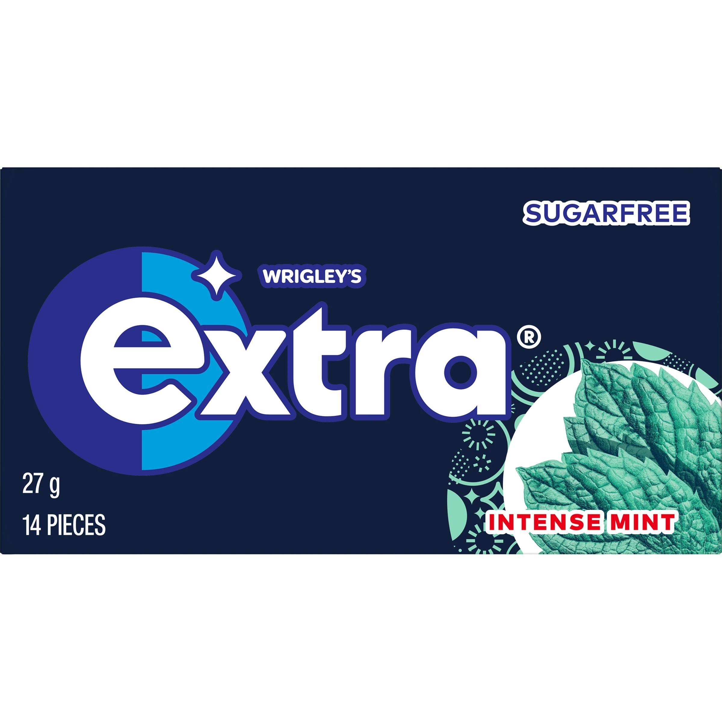 1 14 Piece Wrigley's Extra Intense Mint 27g, 1 of 5