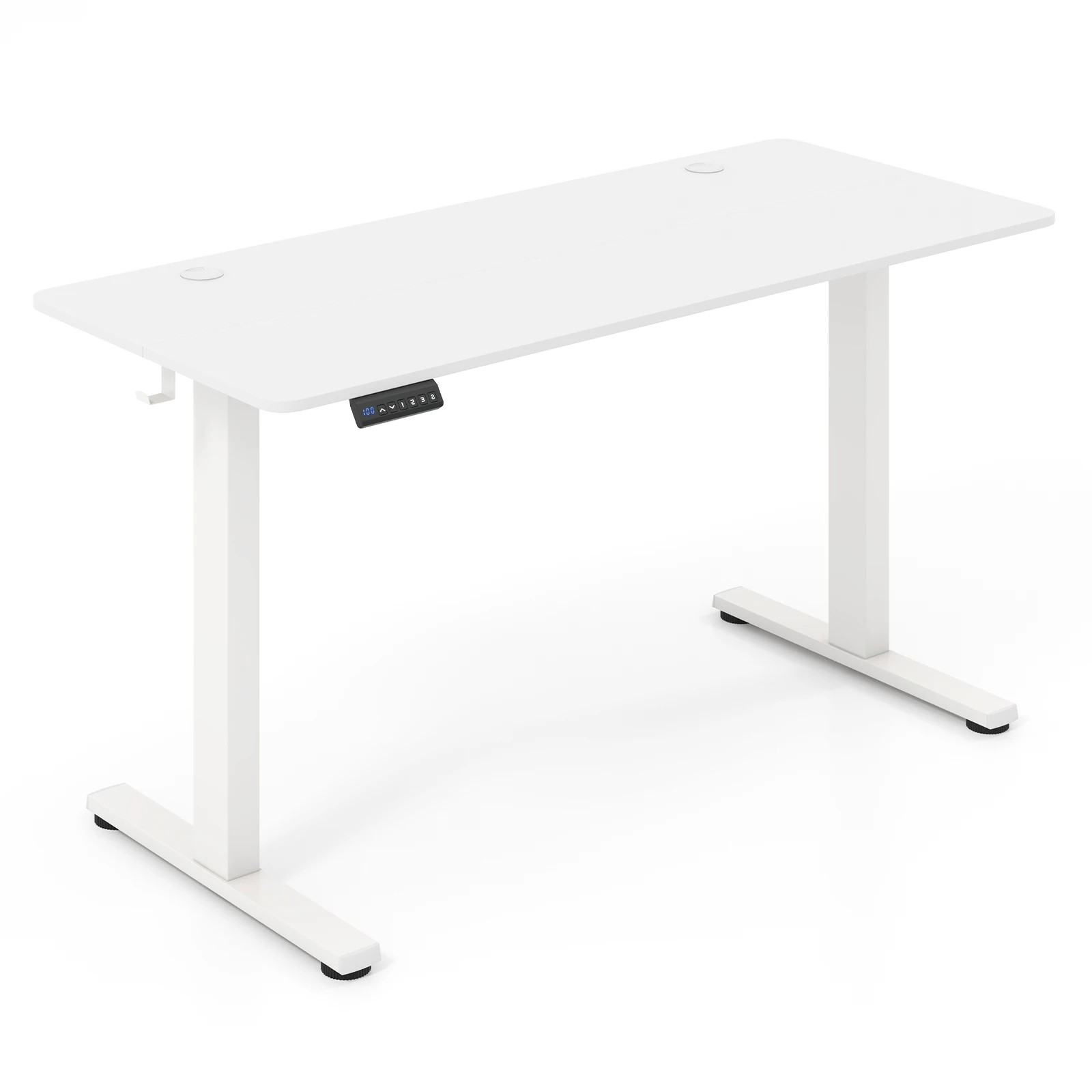 1 Costway 140cm Electric Standing Desk 3 Height Memory Computer Desk, 1 of 3