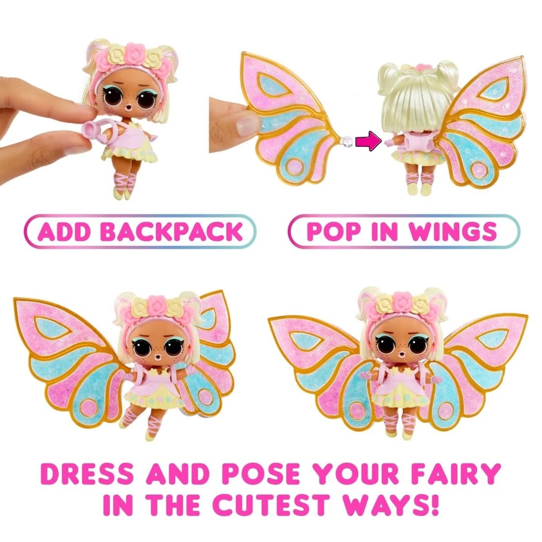4 L.O.L. Surprise! Fairies Doll - Assorted, 4 of 6