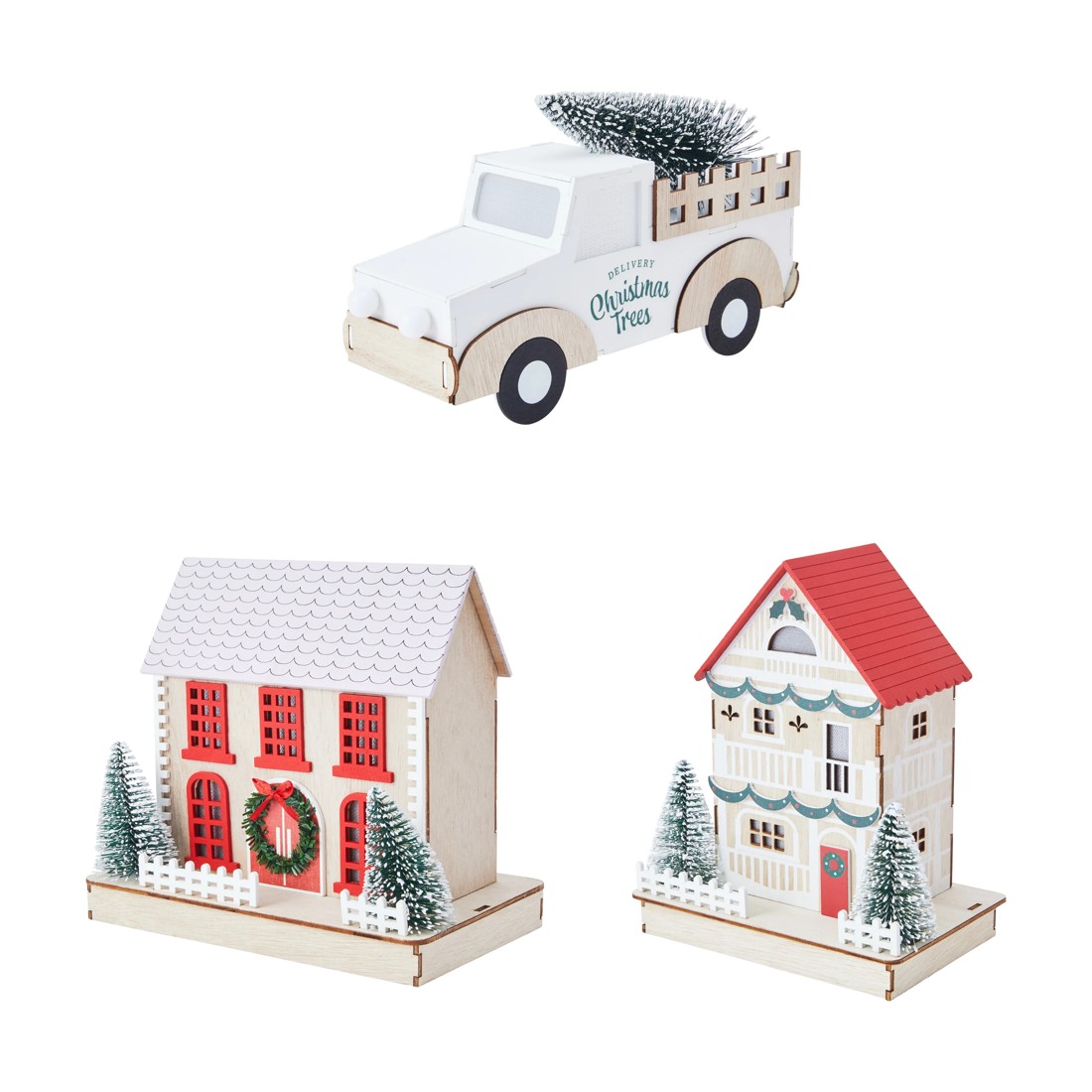 3 Light Up Medium Village - Assorted, 3 of 8