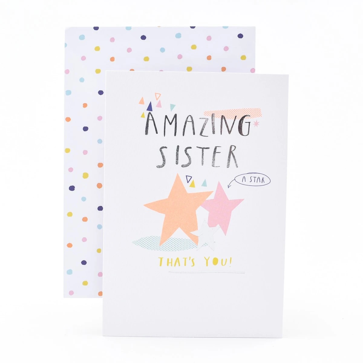 2 Hallmark Birthday Card for Sister - Stars, 2 of 3
