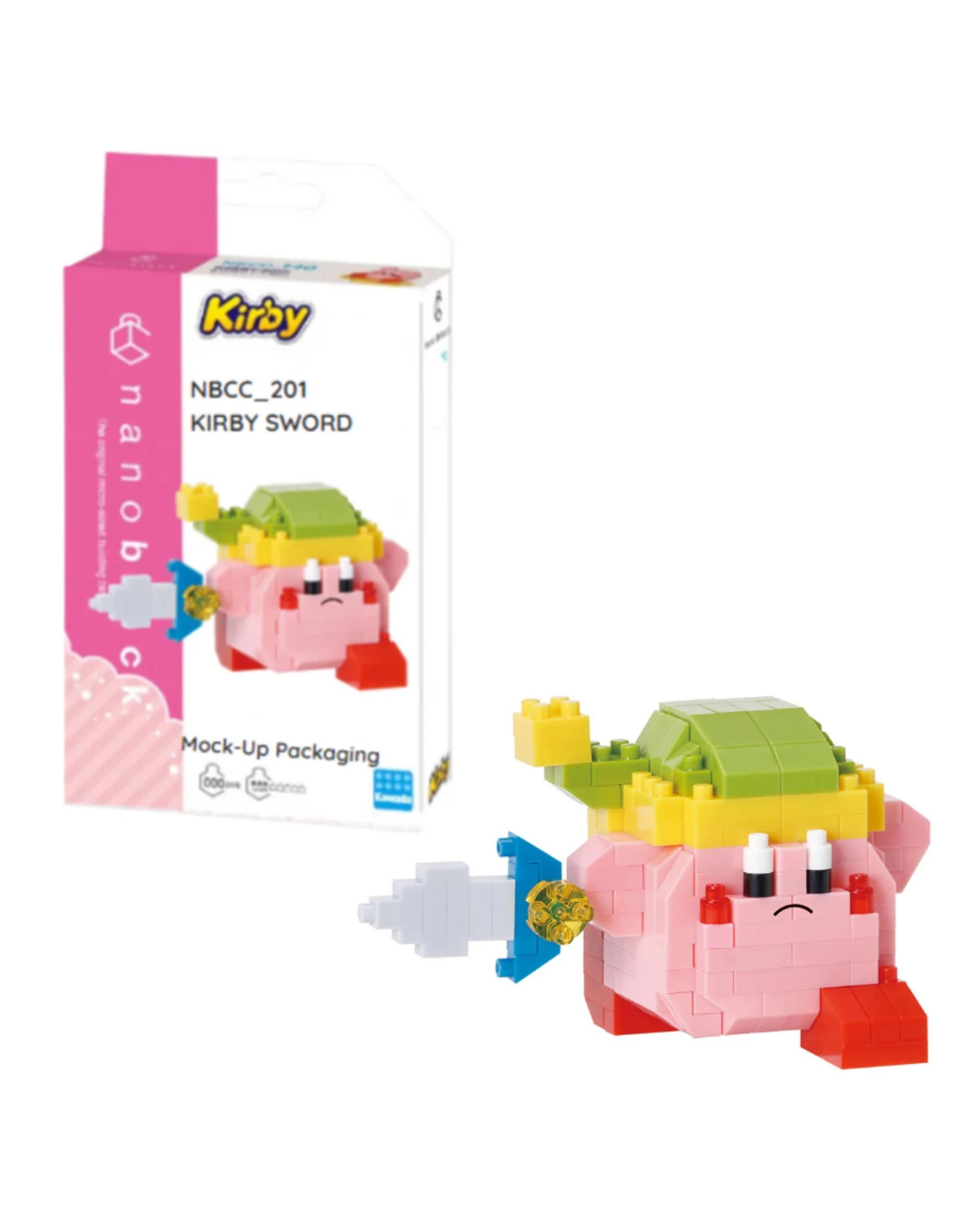 1 Kawada Nanoblock Kirby Sword Kirby, 1 of 4