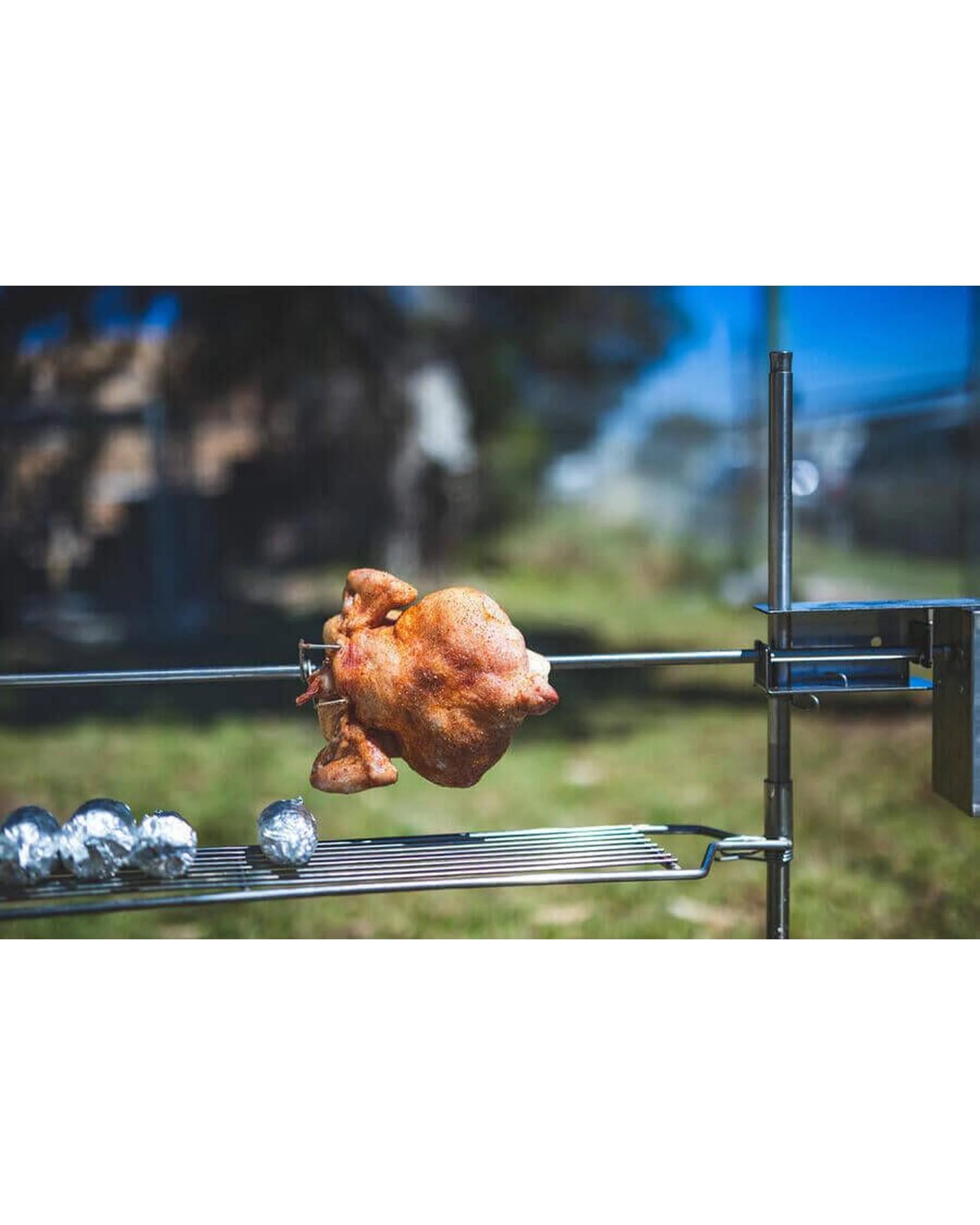 7 Auspit Squeezeloc Spike Rotisserie Prong Fork 130mm, 7 of 10