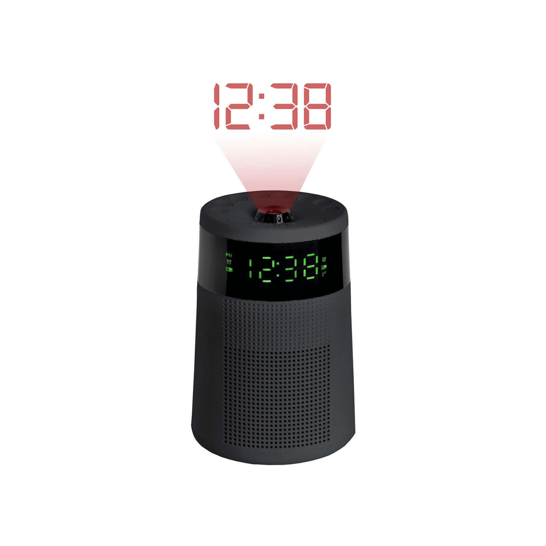 2 Lenoxx Sleek Projector Alarm Clock & Radio - Projects the Time onto the Ceiling, 2 of 2