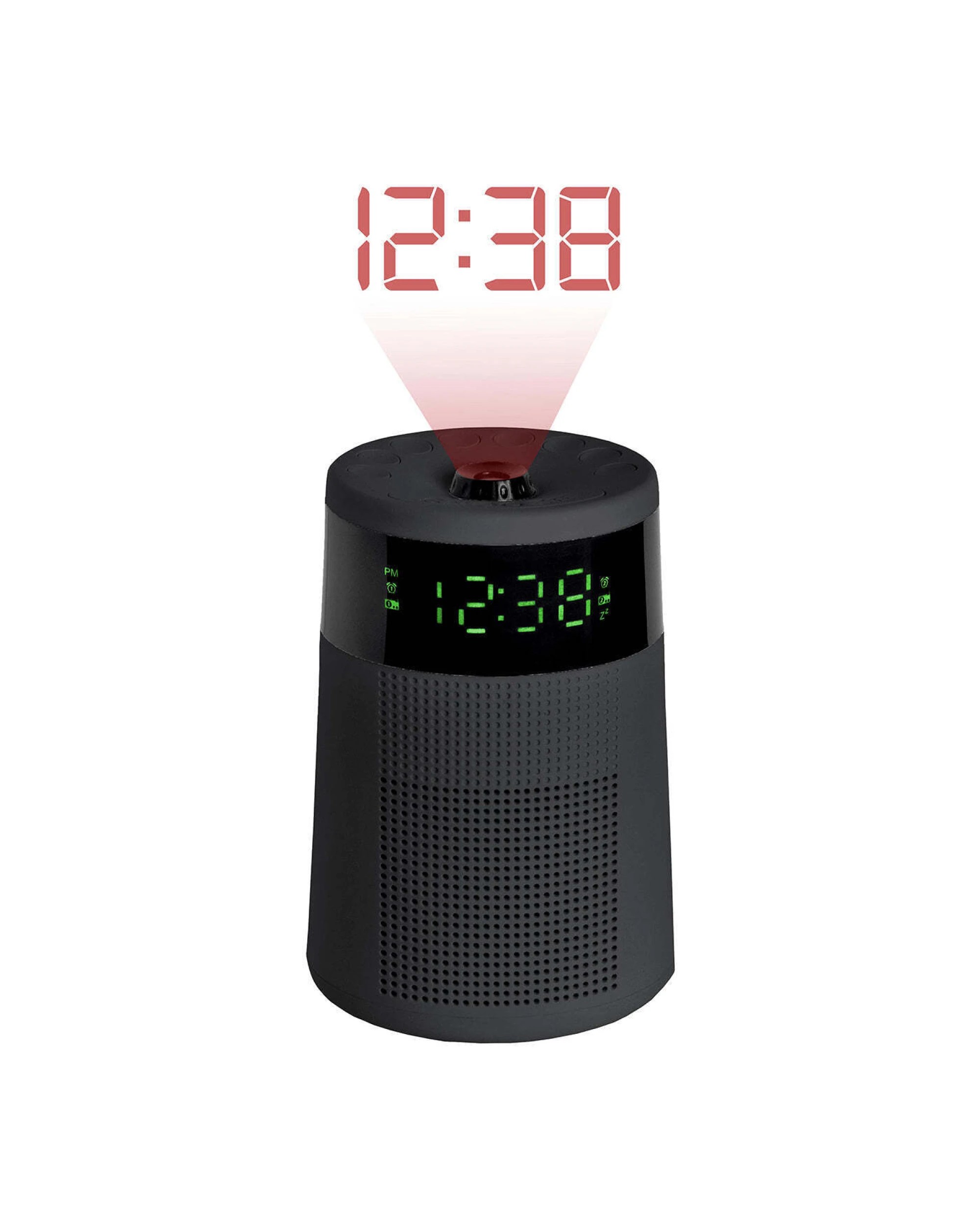 2 Lenoxx Sleek Projector Alarm Clock & Radio - Projects The Time Onto The Ceiling, 2 of 2
