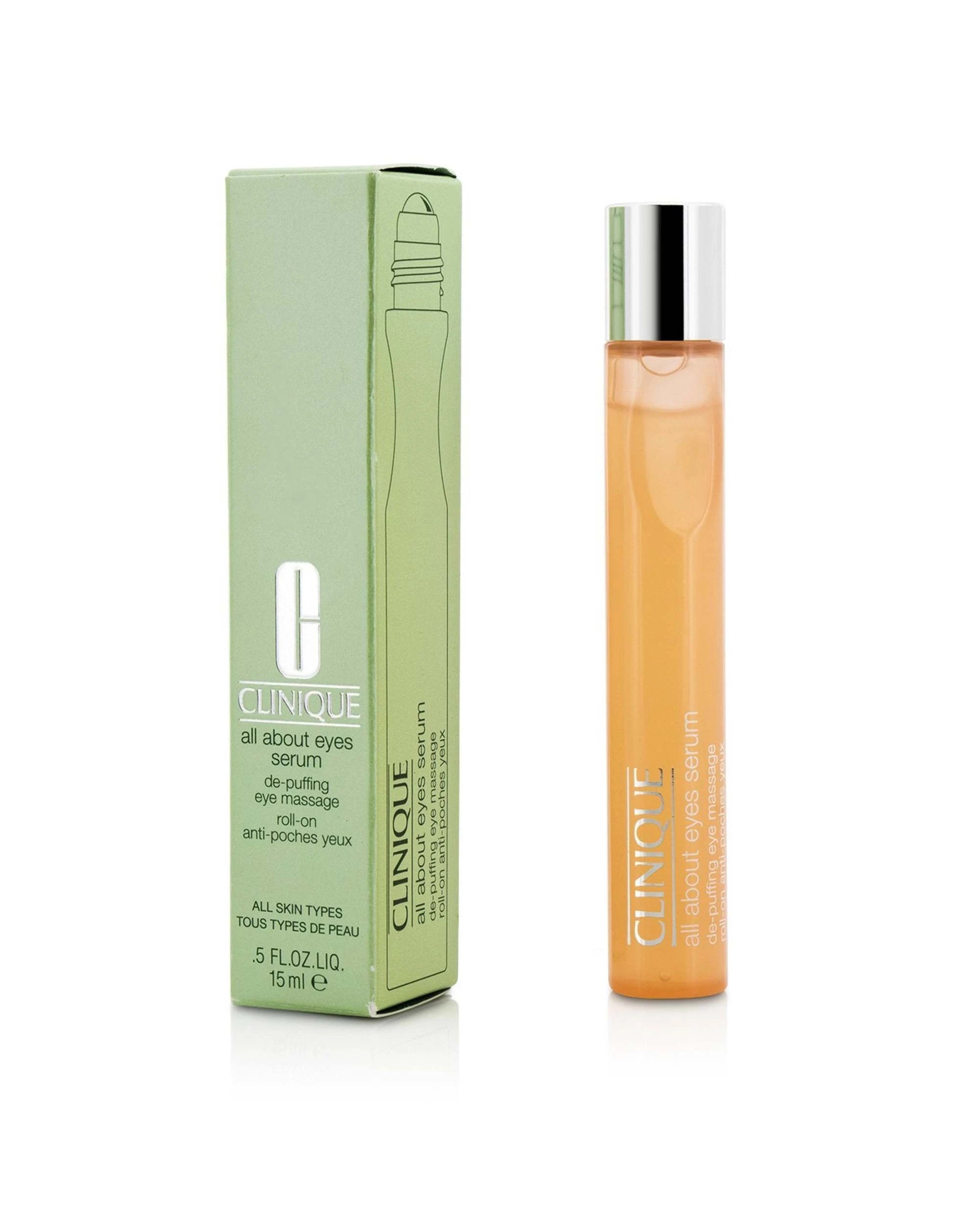 2 Clinique All About Eyes Serum De-Puffing Eye Massage  15ml/0.5oz, 2 of 3