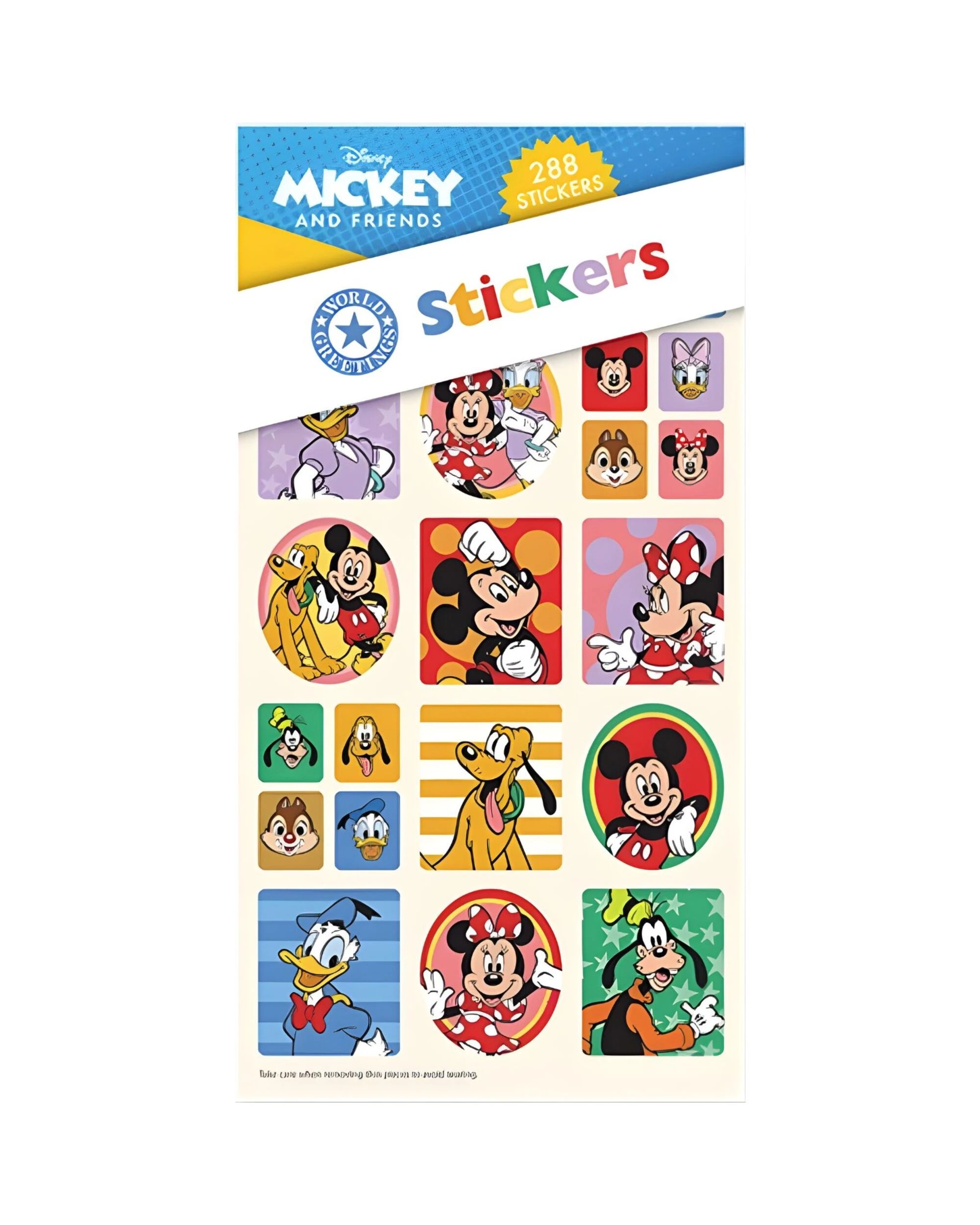 1 Artwrap Mickey and Friends Sticker Book 12 Sheets - Multi, 1 of 1