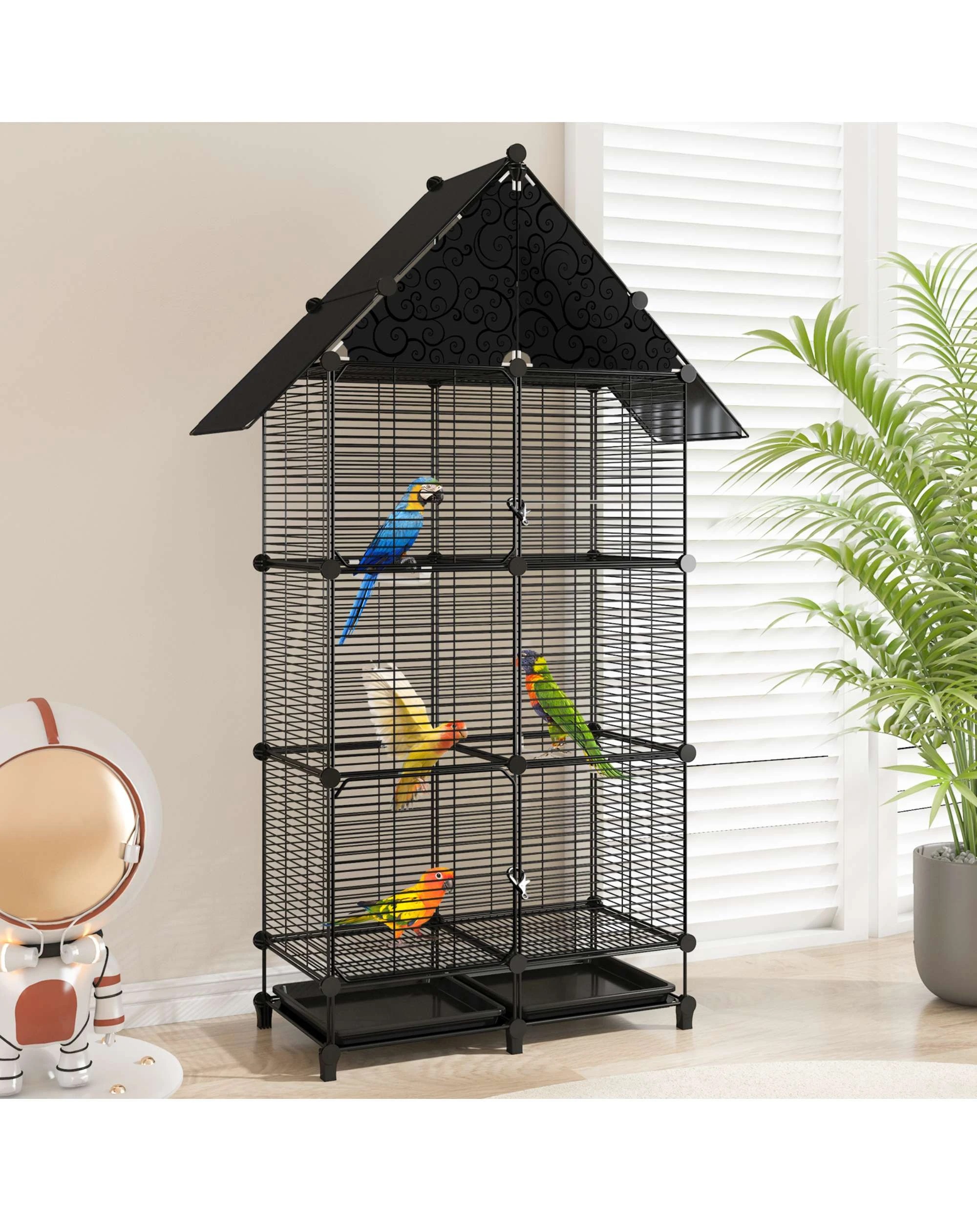 3 Advwin Bird Cage 160CM Parrot Aviary, 3 of 8