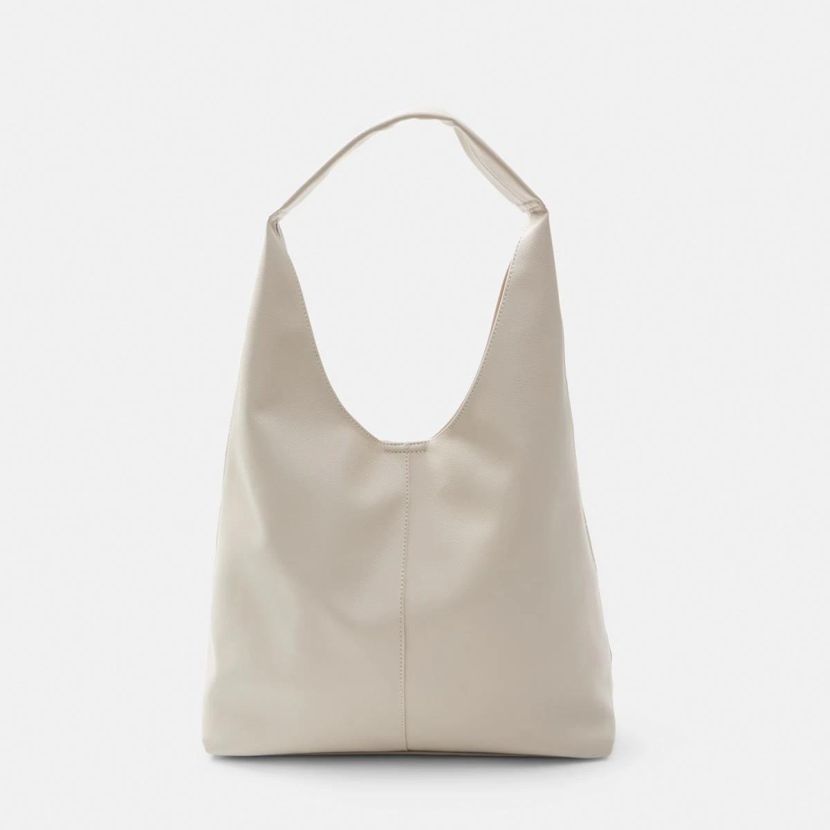 1 Slouchy Shoulder Bag SMOKEY TAUPE, 1 of 5