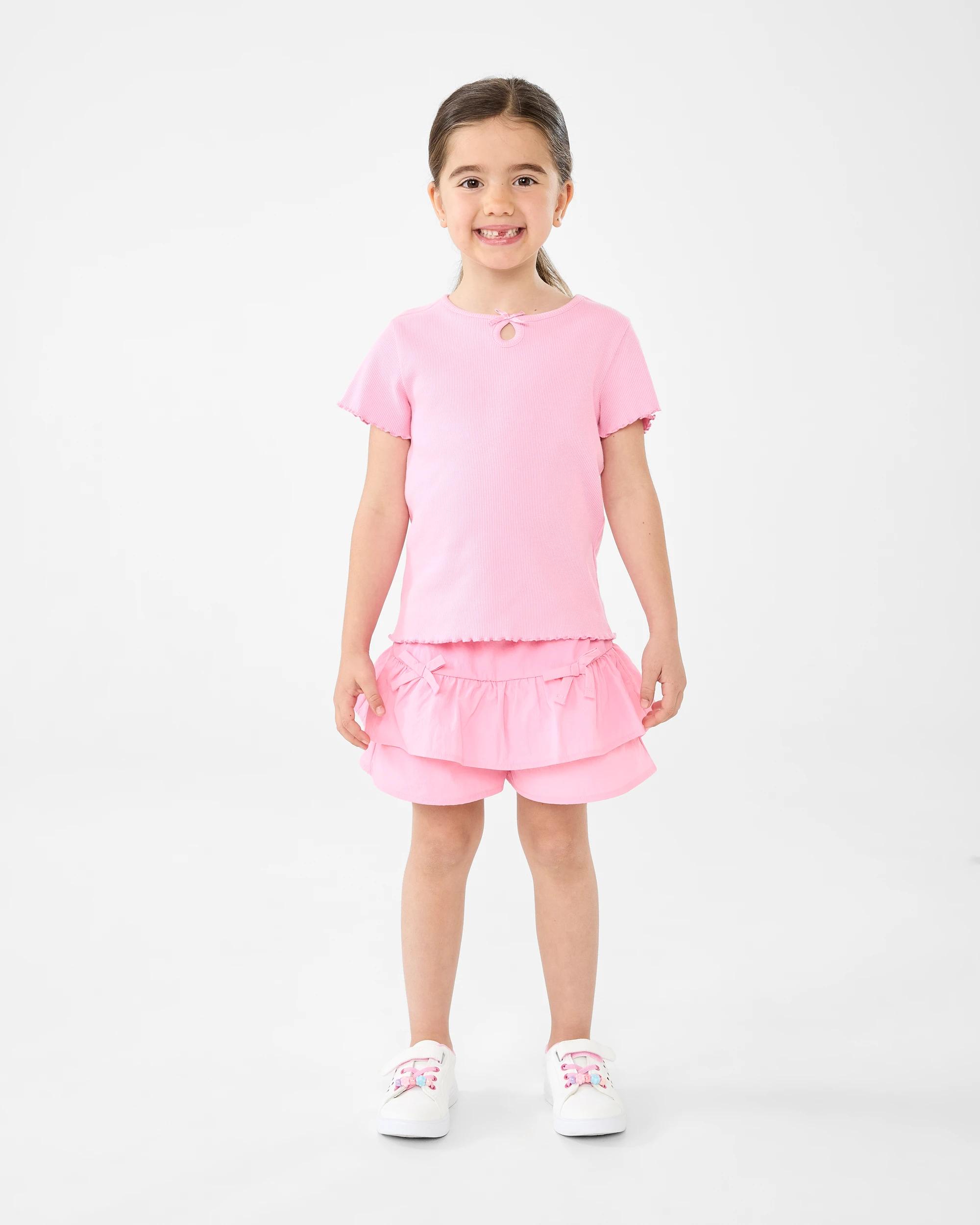 Short Sleeve Rib T-shirt - Kmart