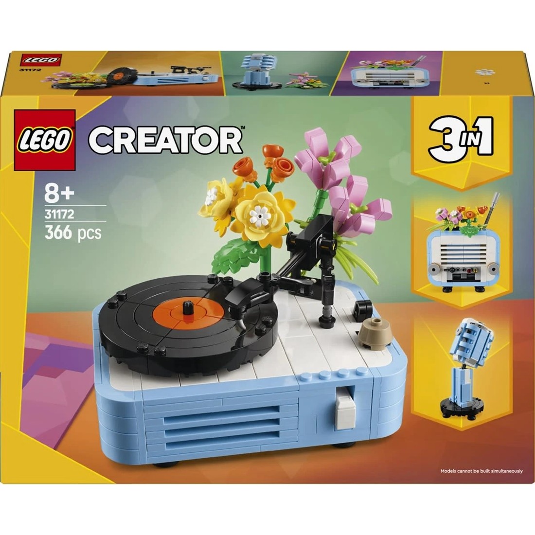 1 LEGO Creator Record Player with Flowers 31172, 1 of 10