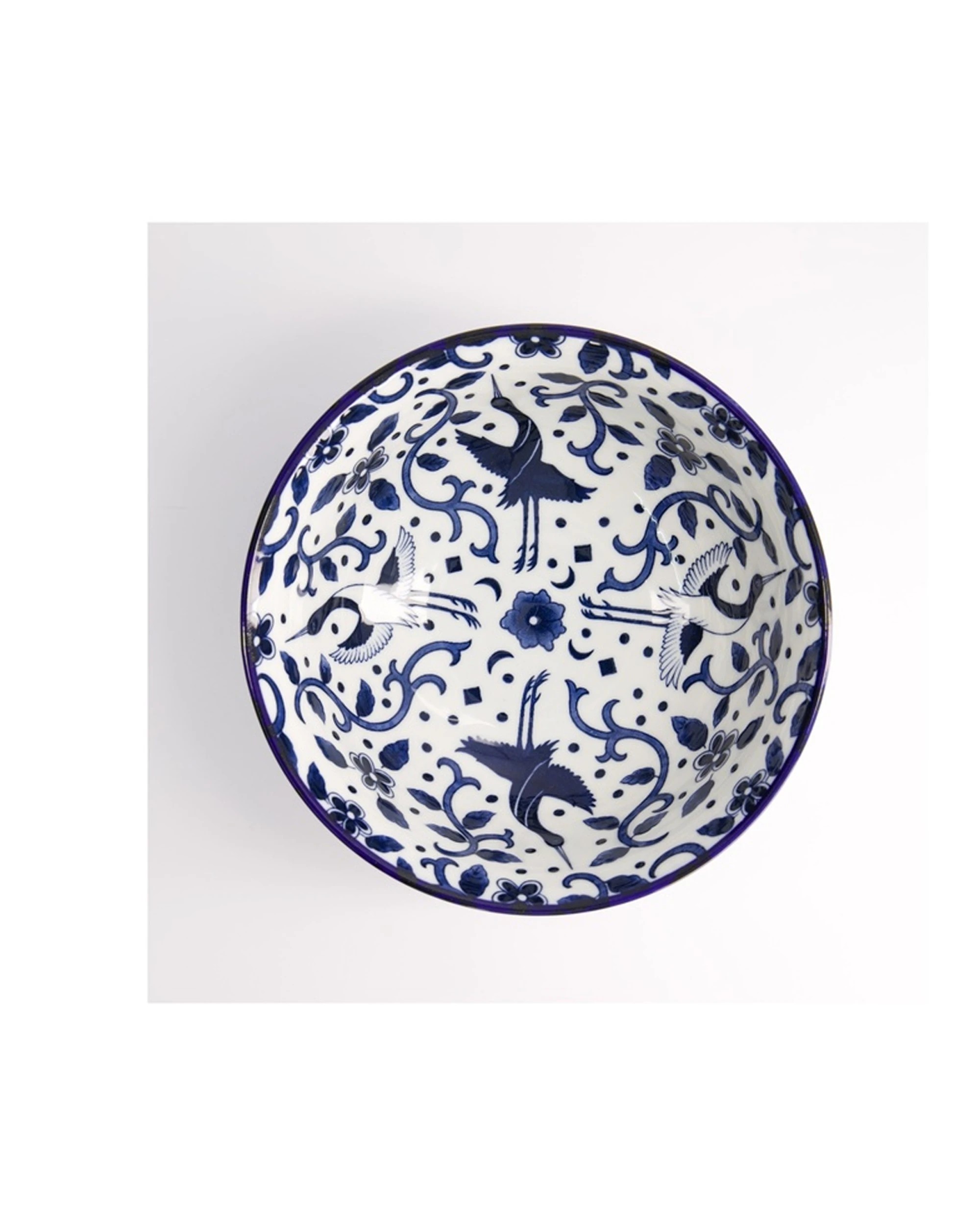 3 Tokyo Design Tokyo Maizuru Ramen Bowl 21x8.5cm Microwave Dishwasher Safe - Blue, 3 of 4