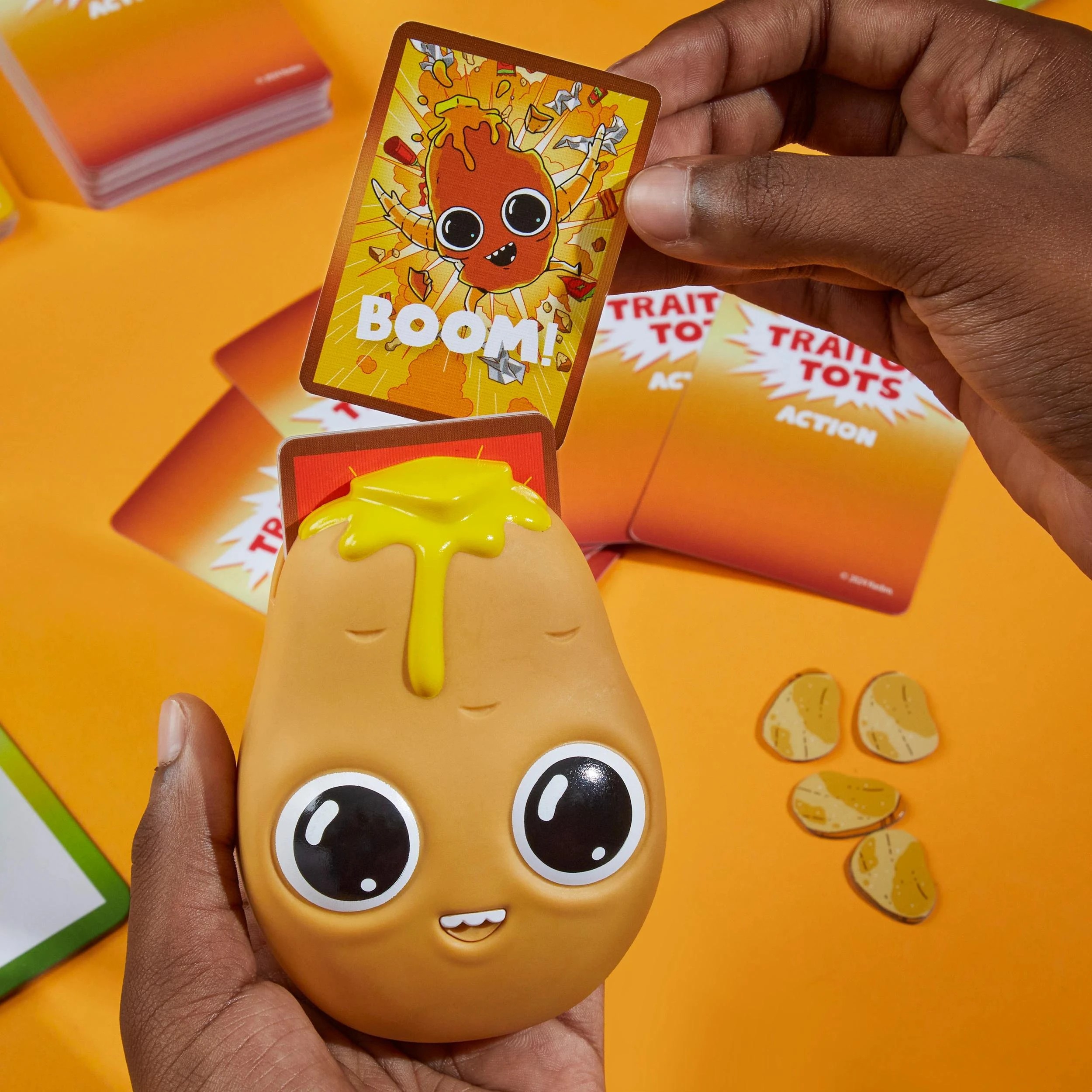 5 Hasbro Games Traitor Tots Party Game - Brown, 5 of 7