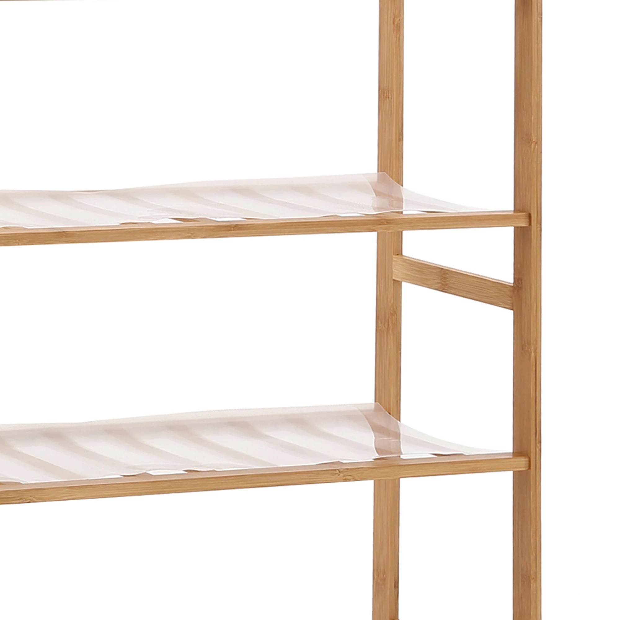 Levede Bamboo Shoe Rack Organiser 5 Tier Wide Stand For Entryway ...