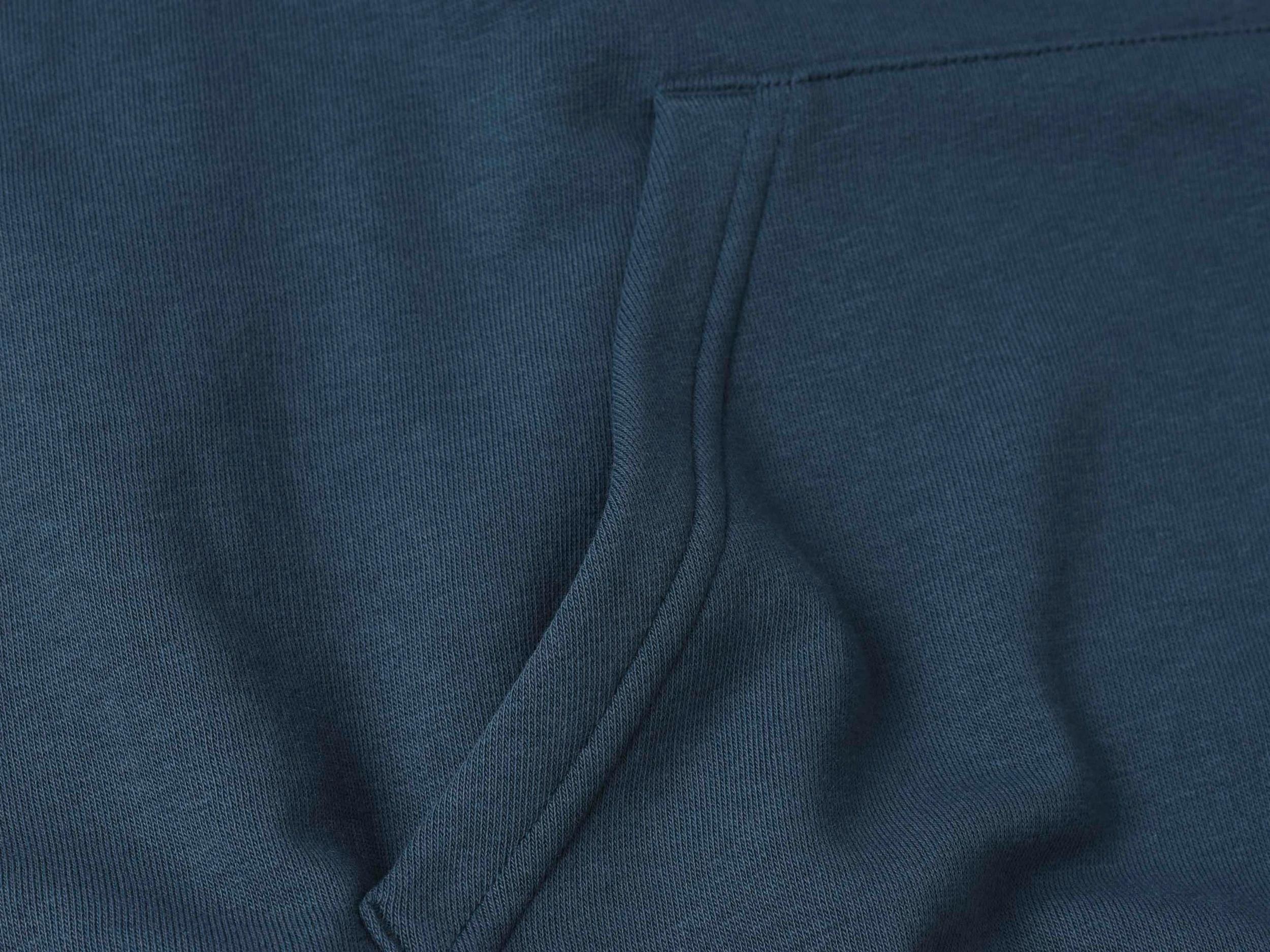 6 Puma Mens Essentials Small Logo Hoodie Dark Night BLUE, 6 of 7