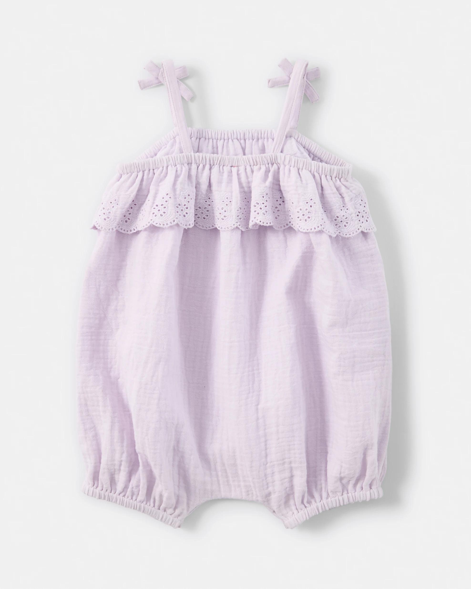 2 Strappy Double Cloth Romper Lily Laven, 2 of 3