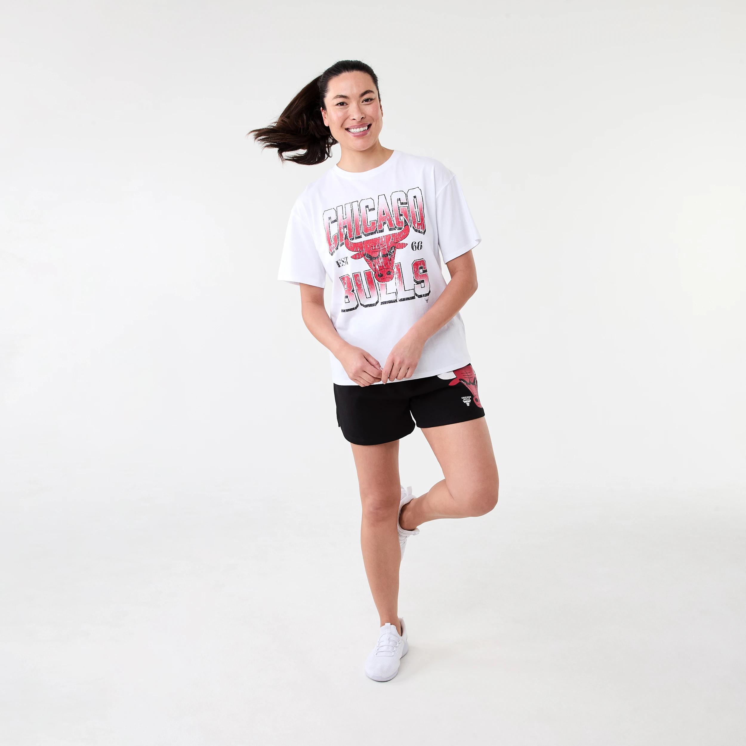 6 Official NBA Lounge T-shirt WHITE BULLS, 6 of 10