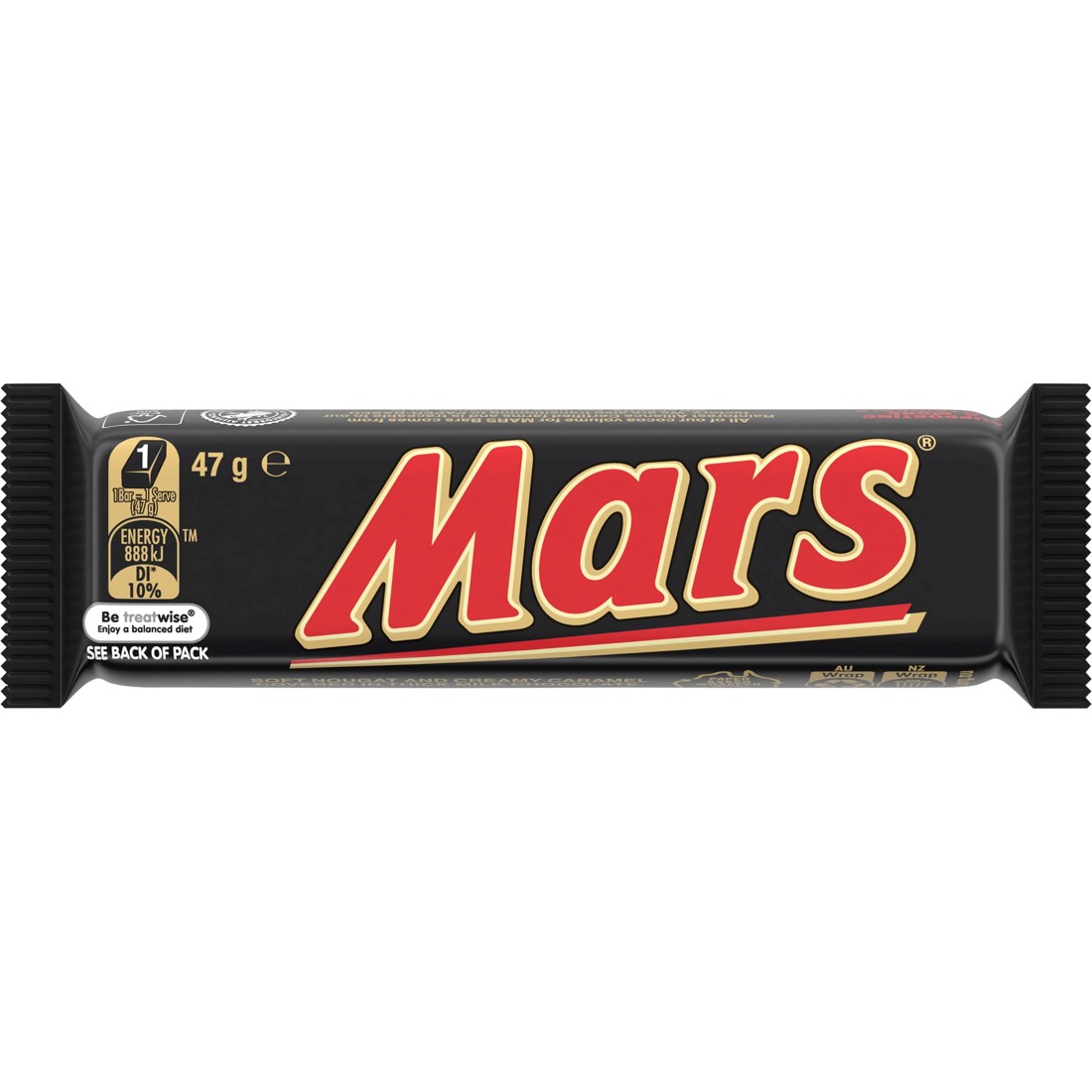 1 Mars Chocolate Bar with Nougat and Caramel 47g, 1 of 6