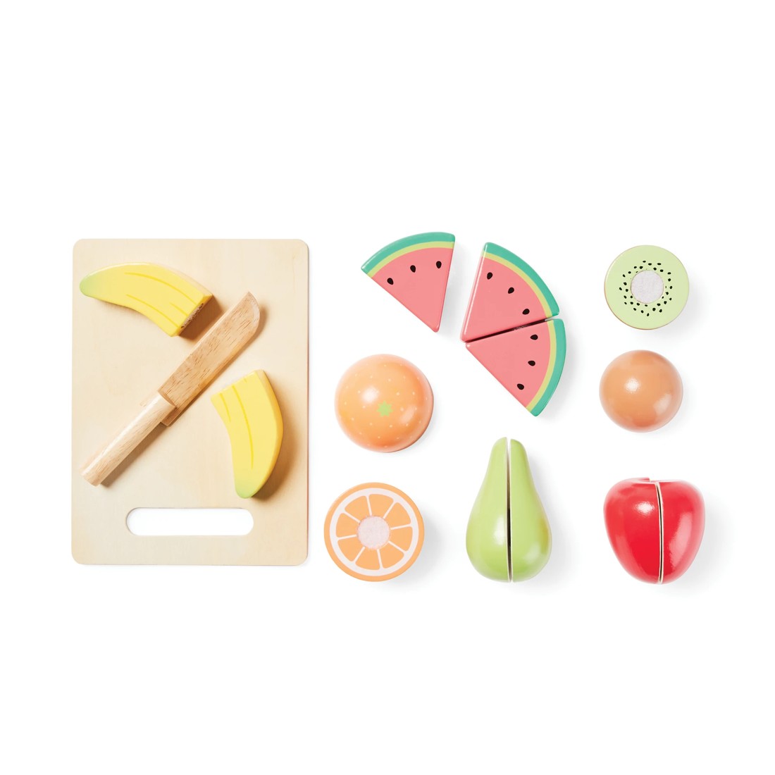 3 8 Piece Wooden Fruit Cutting Set, 3 of 10