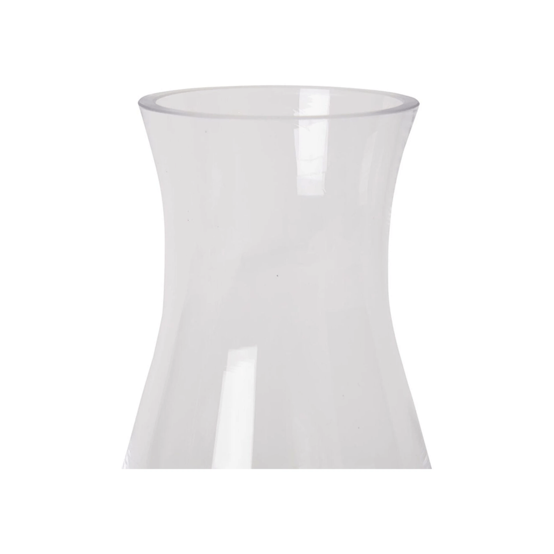 2 Elme Living Betsy Glass Flower Vase 20cm Home Decor For Floral Arrangements
 - Plain, 2 of 3