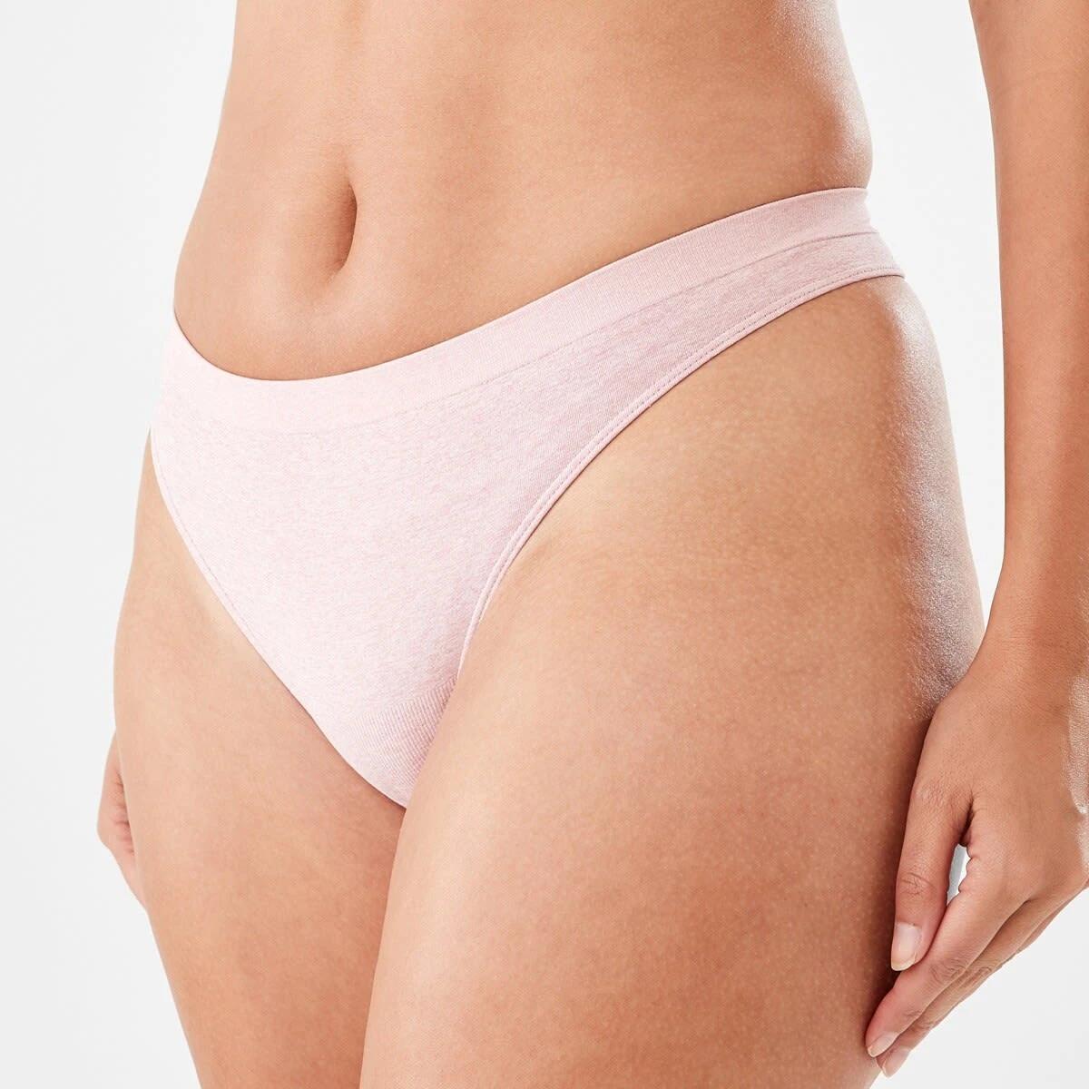 2 Ultra Smooth Seamfree G-String Briefs SIERRA PINK MARLE, 2 of 6