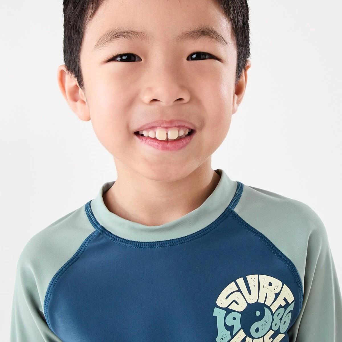 3 Long Sleeve Rash Vest Nvy Surf, 3 of 6