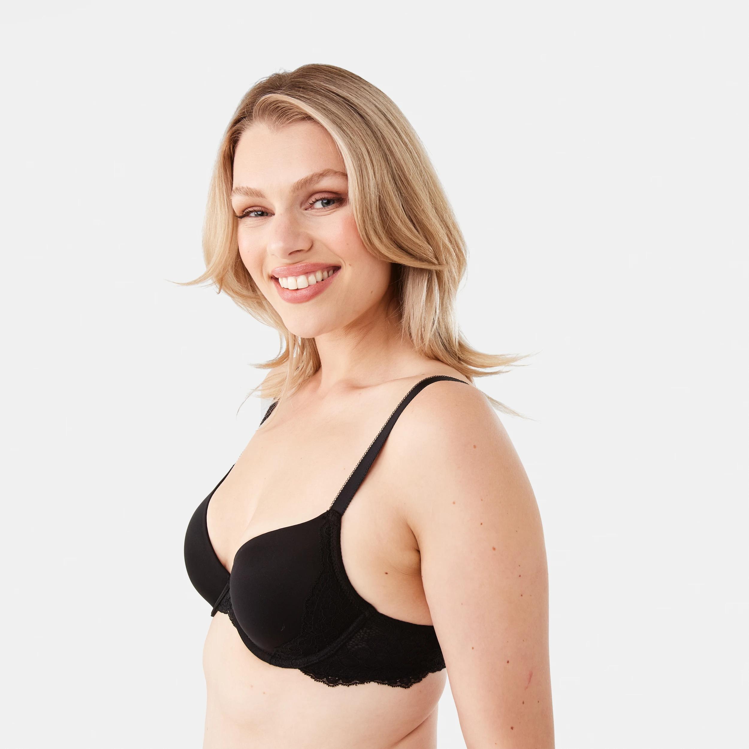 2 Lace Wing T-shirt Bra BLACK, 2 of 6