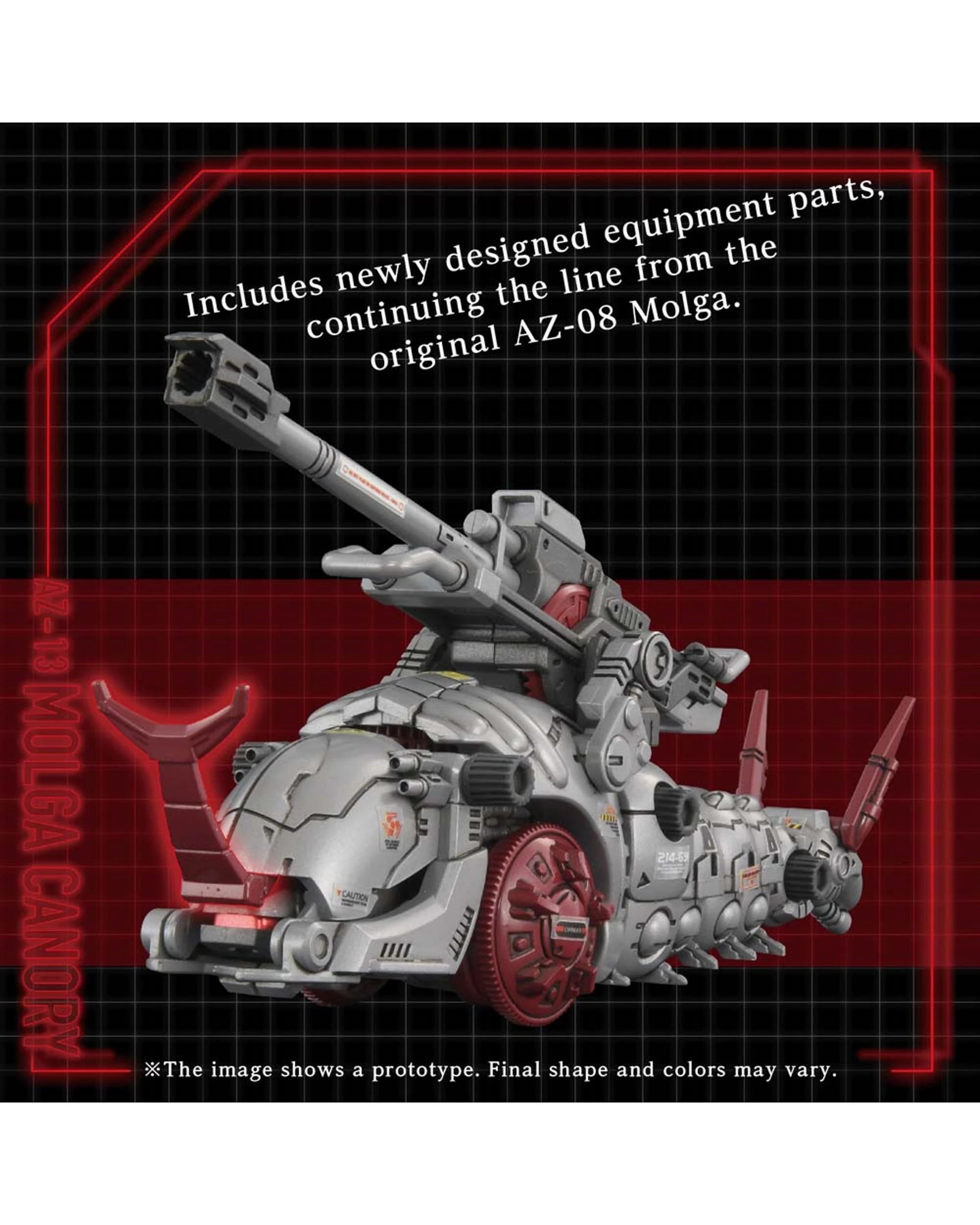 7 Takara Tomy Zoids Advanced Zi Series AZ-13 Canory Molga Insect Type 1/72 Scale Model Kit, 7 of 10
